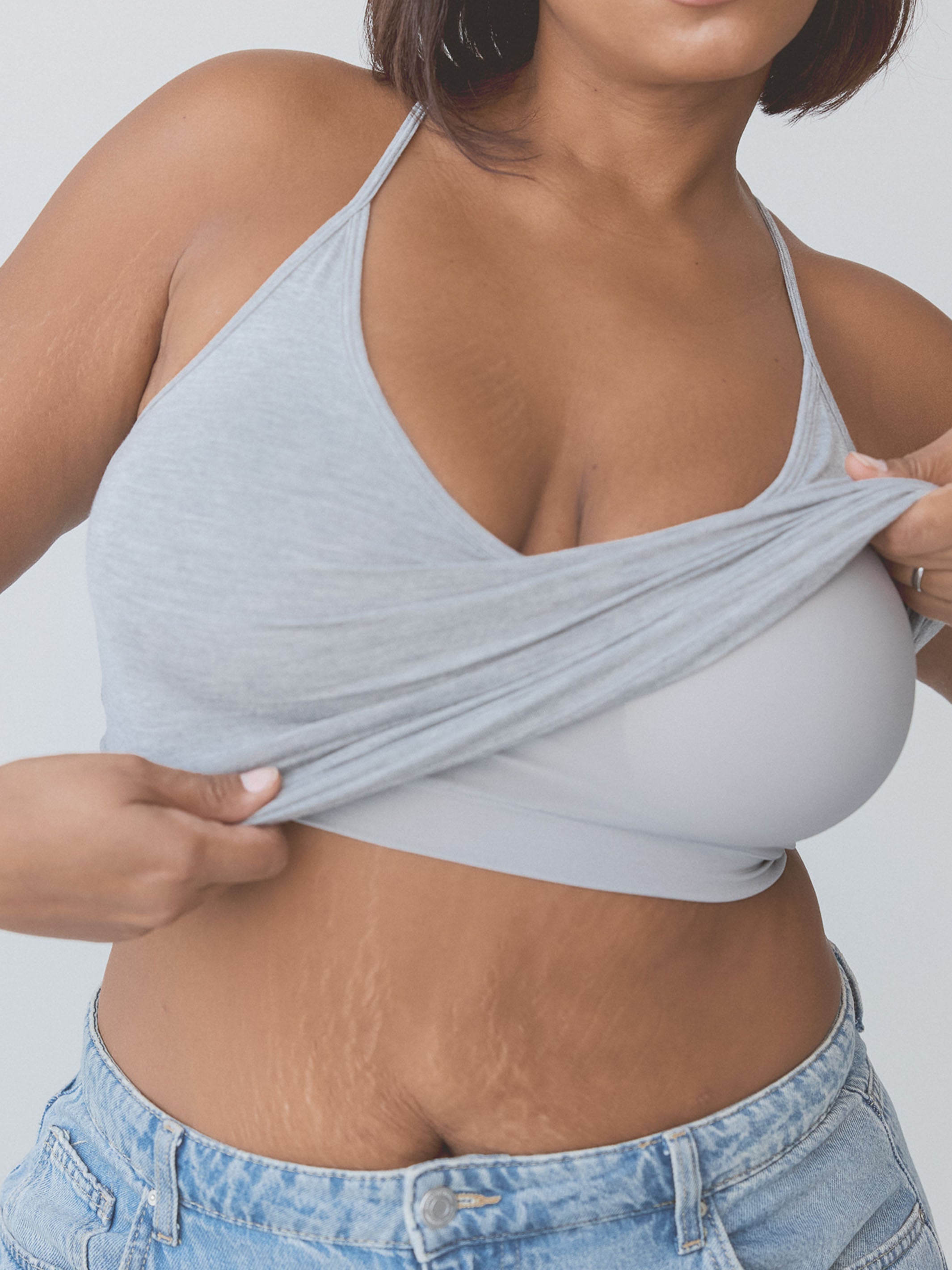 Strappy Racerback Support Top ā Built-In Padding