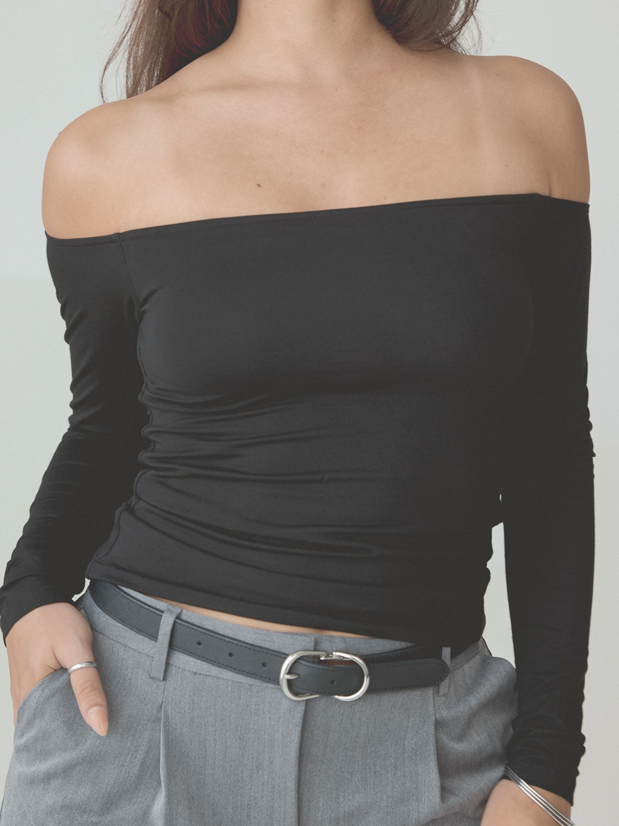 Off The Shoulder Brami – Long Sleeve Comfort