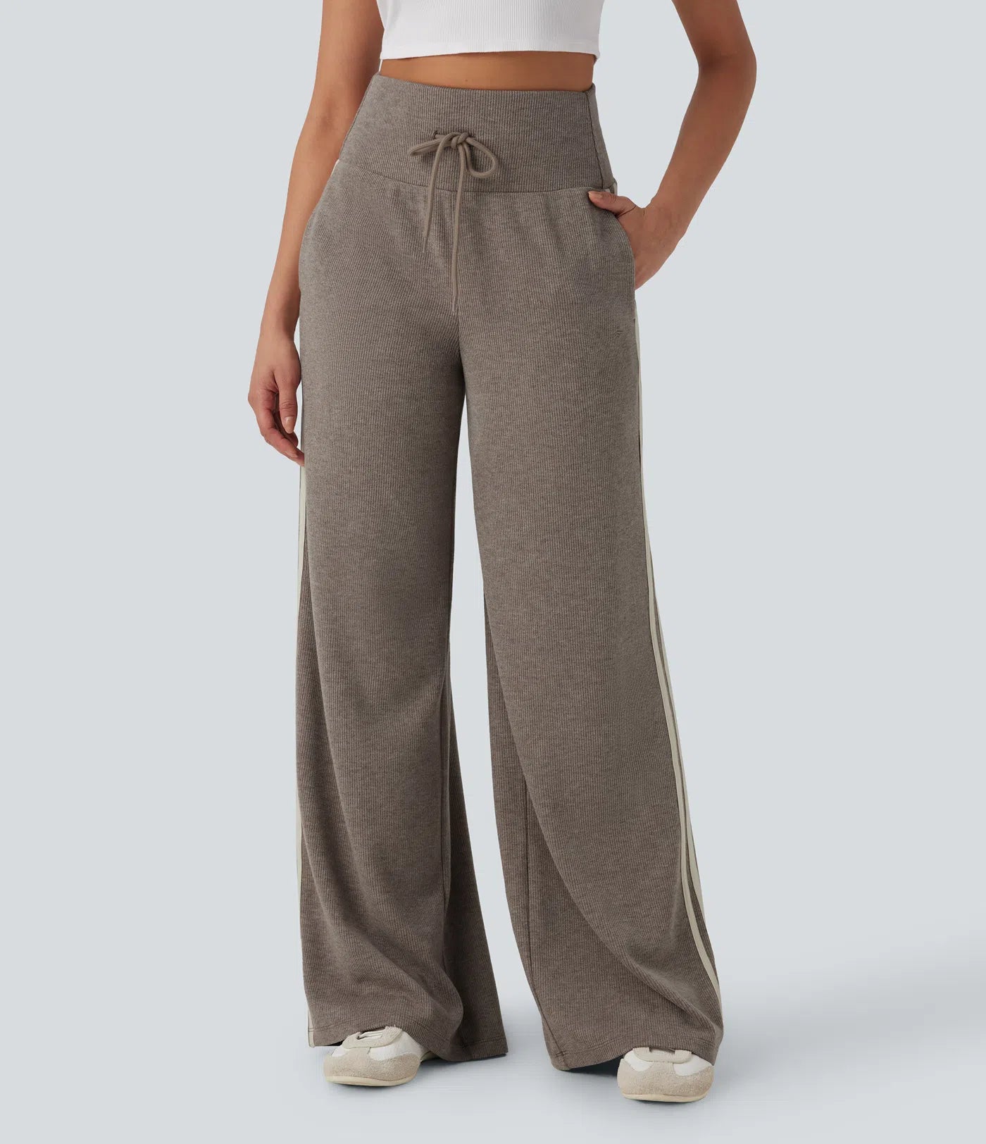 The Luxe Ribbed Lounge Set β High-Waisted Comfort Meets Effortless Chic