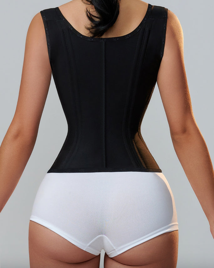 Shapshe® Taillentrainer für Damen Body Shaper Korsett Weste Tanktop mit Stahlknochen