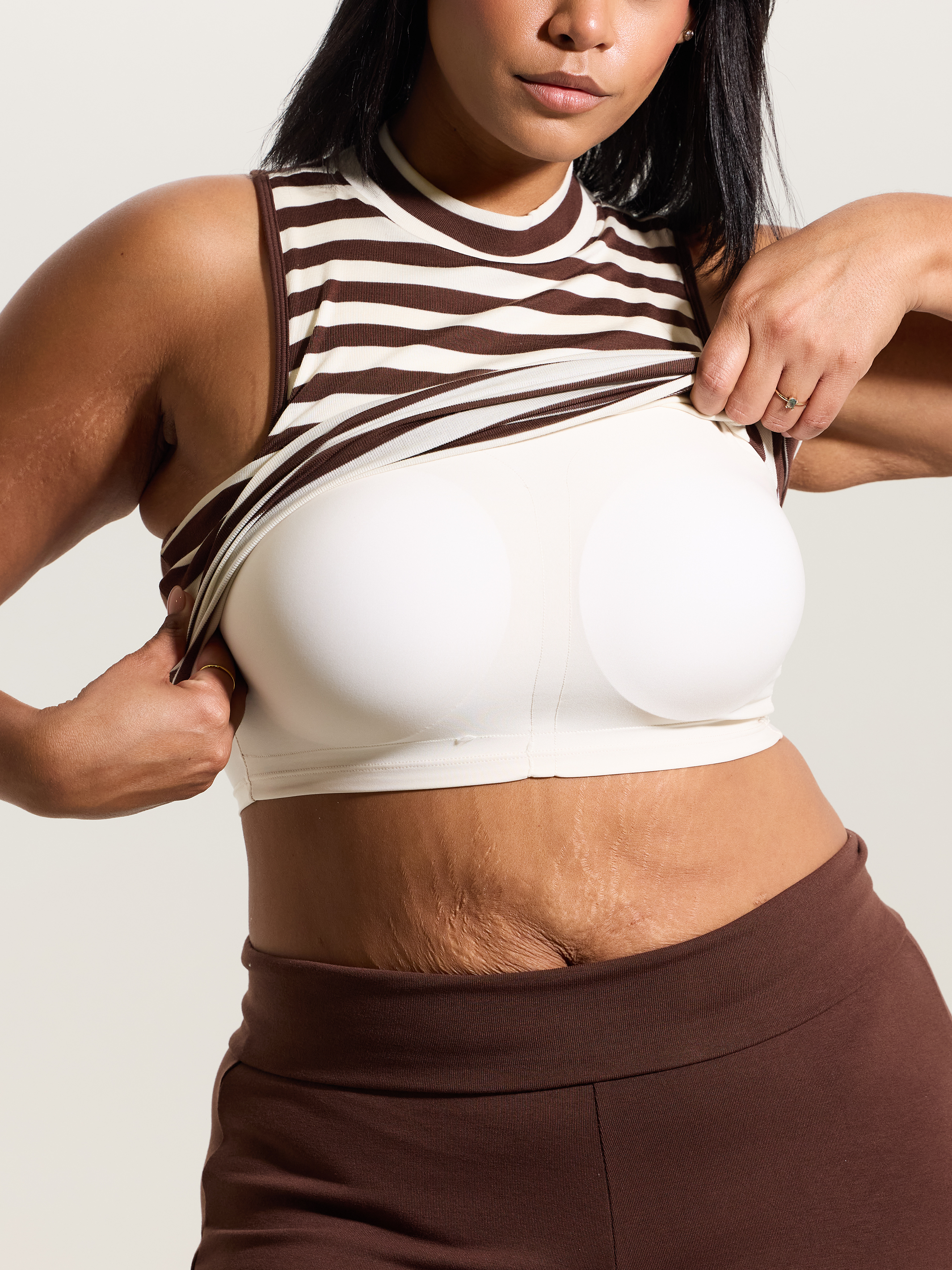 Mock Neck Padded Tank β Build-in Padding