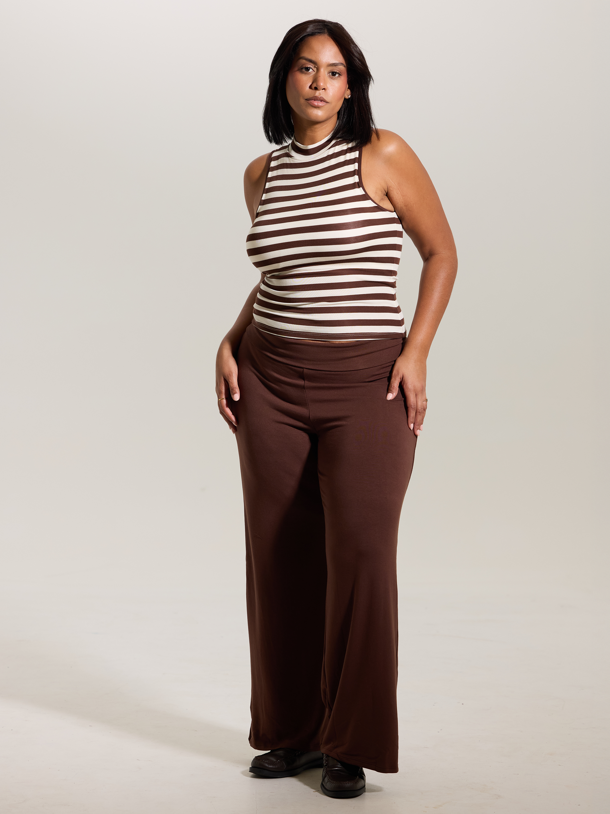 Mock Neck Padded Tank β Build-in Padding