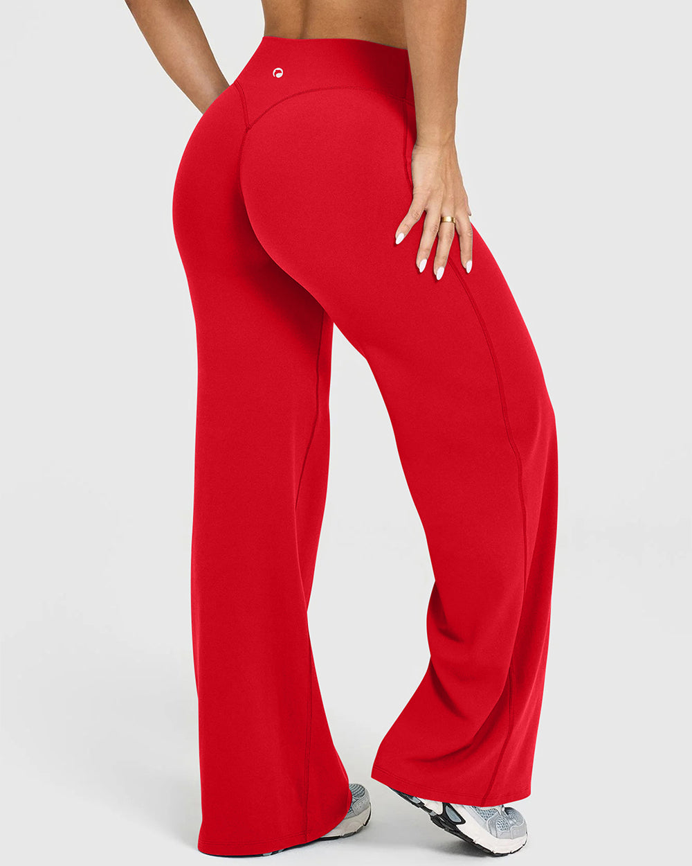 High-Waist Stretch Pants β Soft Straight Leg