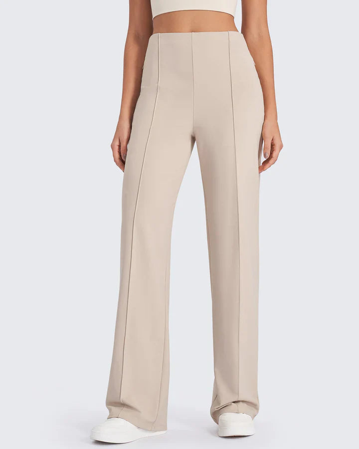 High-Waist Comfort Pants β Wide-Leg Flow