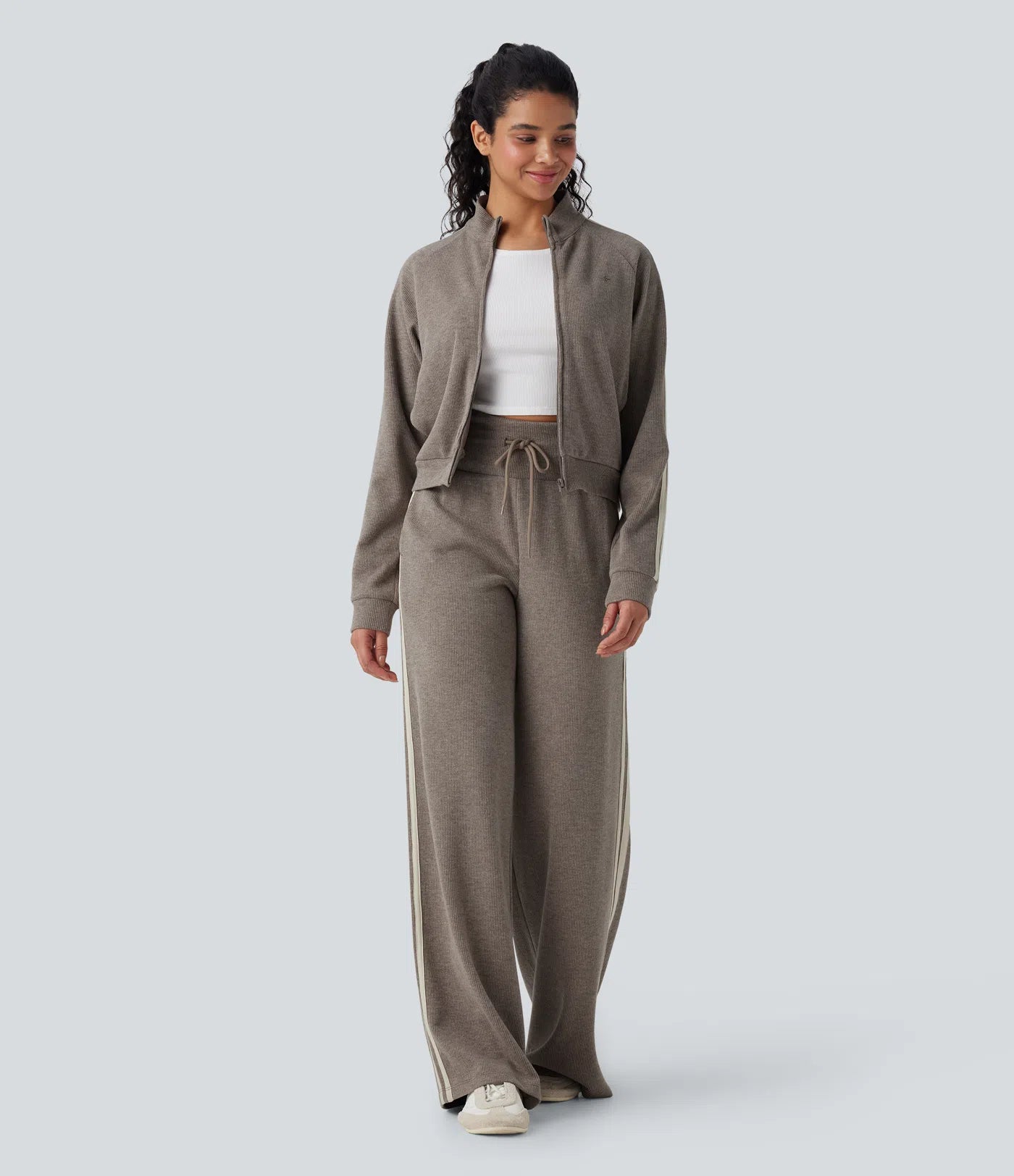 The Luxe Ribbed Lounge Set β High-Waisted Comfort Meets Effortless Chic