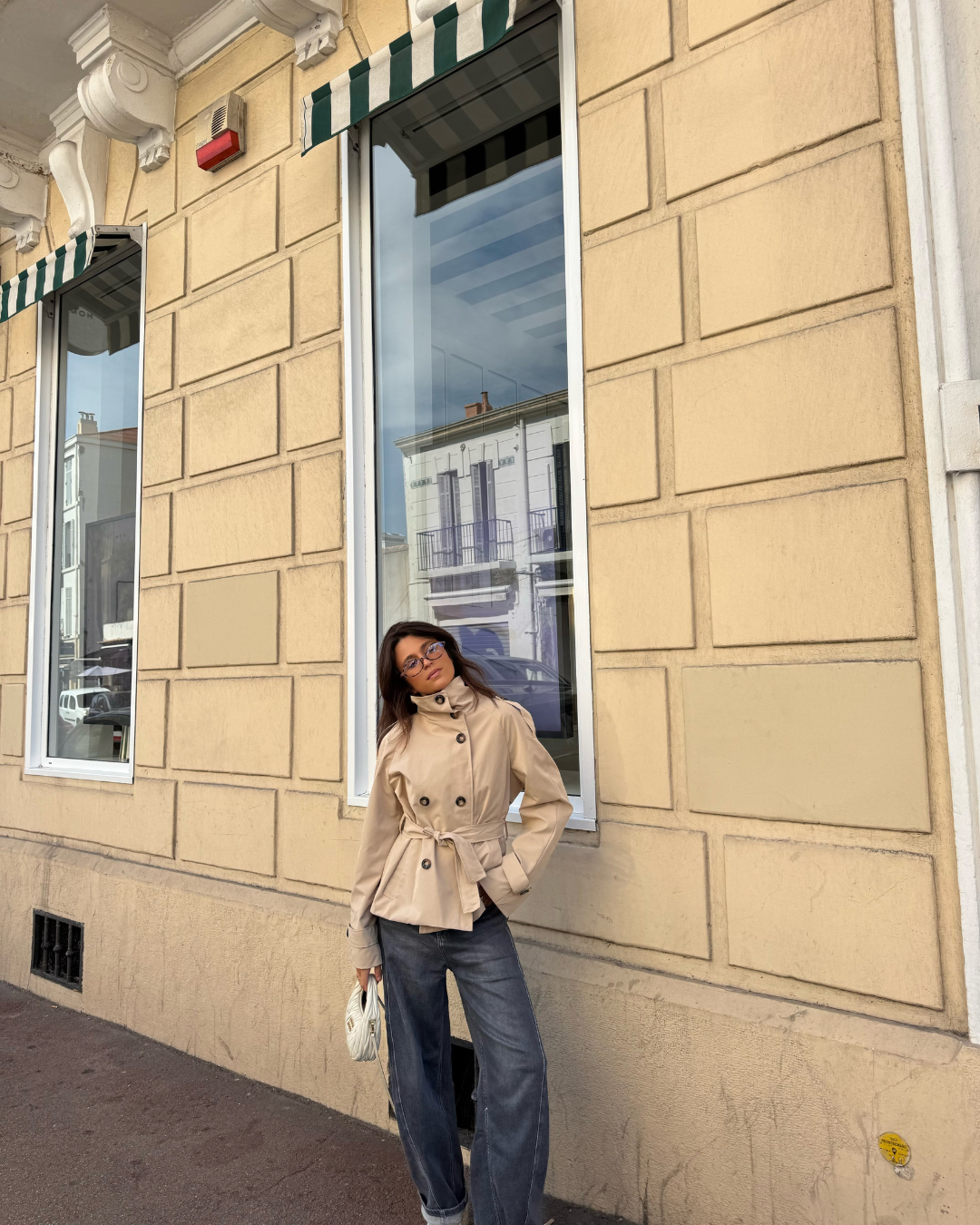 Short Trench Coat – Cropped Chic, Modern Edge