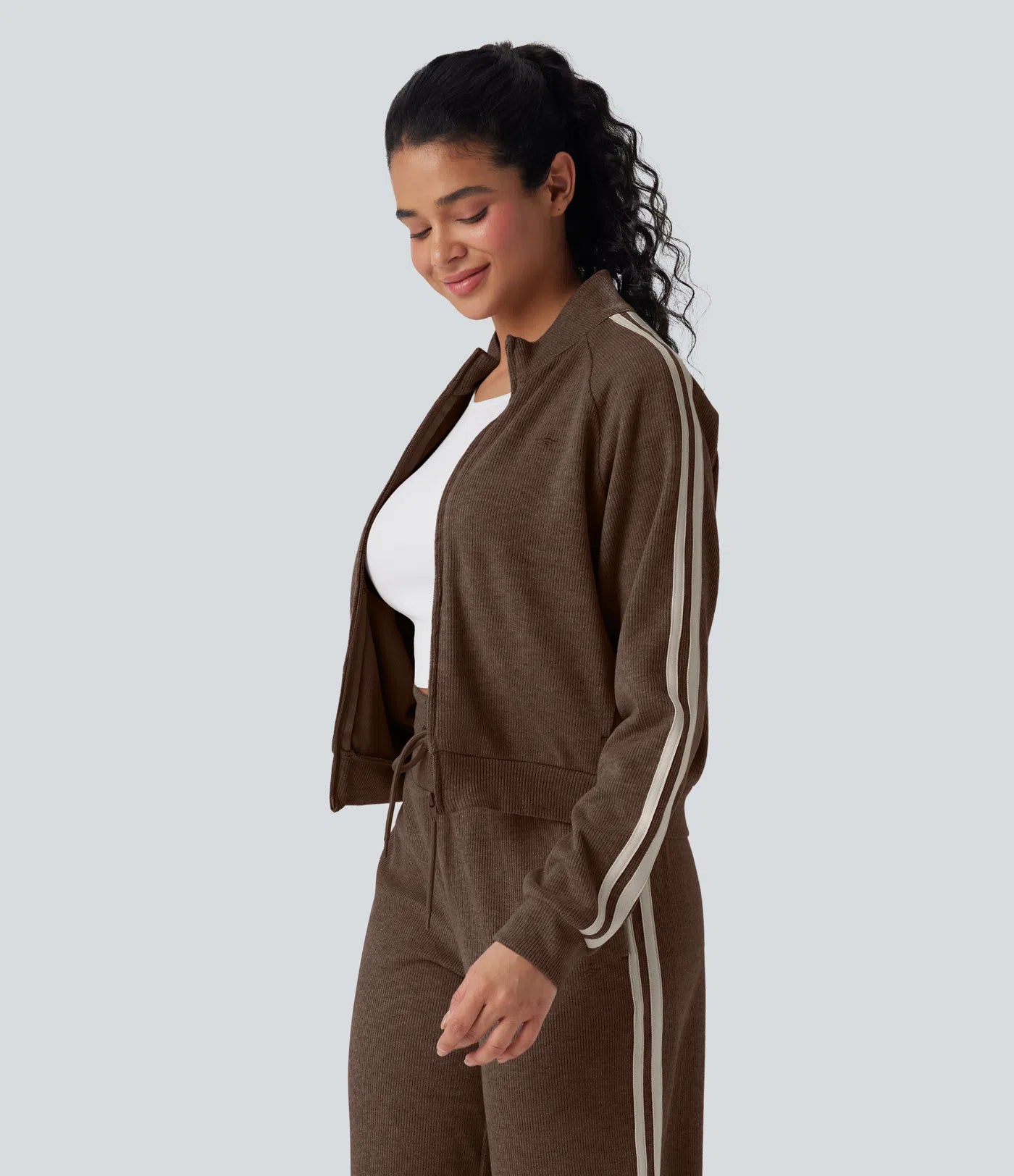 The Luxe Ribbed Lounge Set β High-Waisted Comfort Meets Effortless Chic