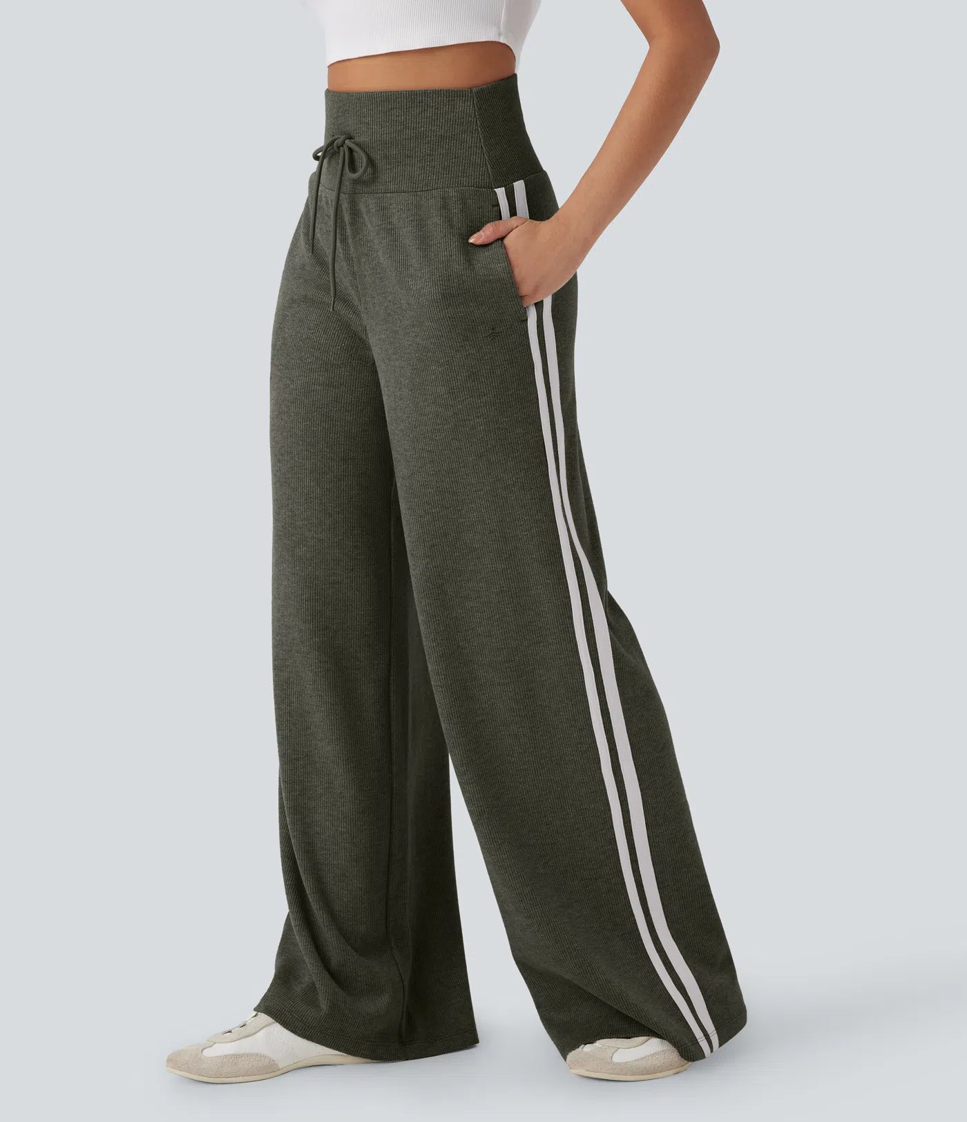 The Luxe Ribbed Lounge Set β High-Waisted Comfort Meets Effortless Chic