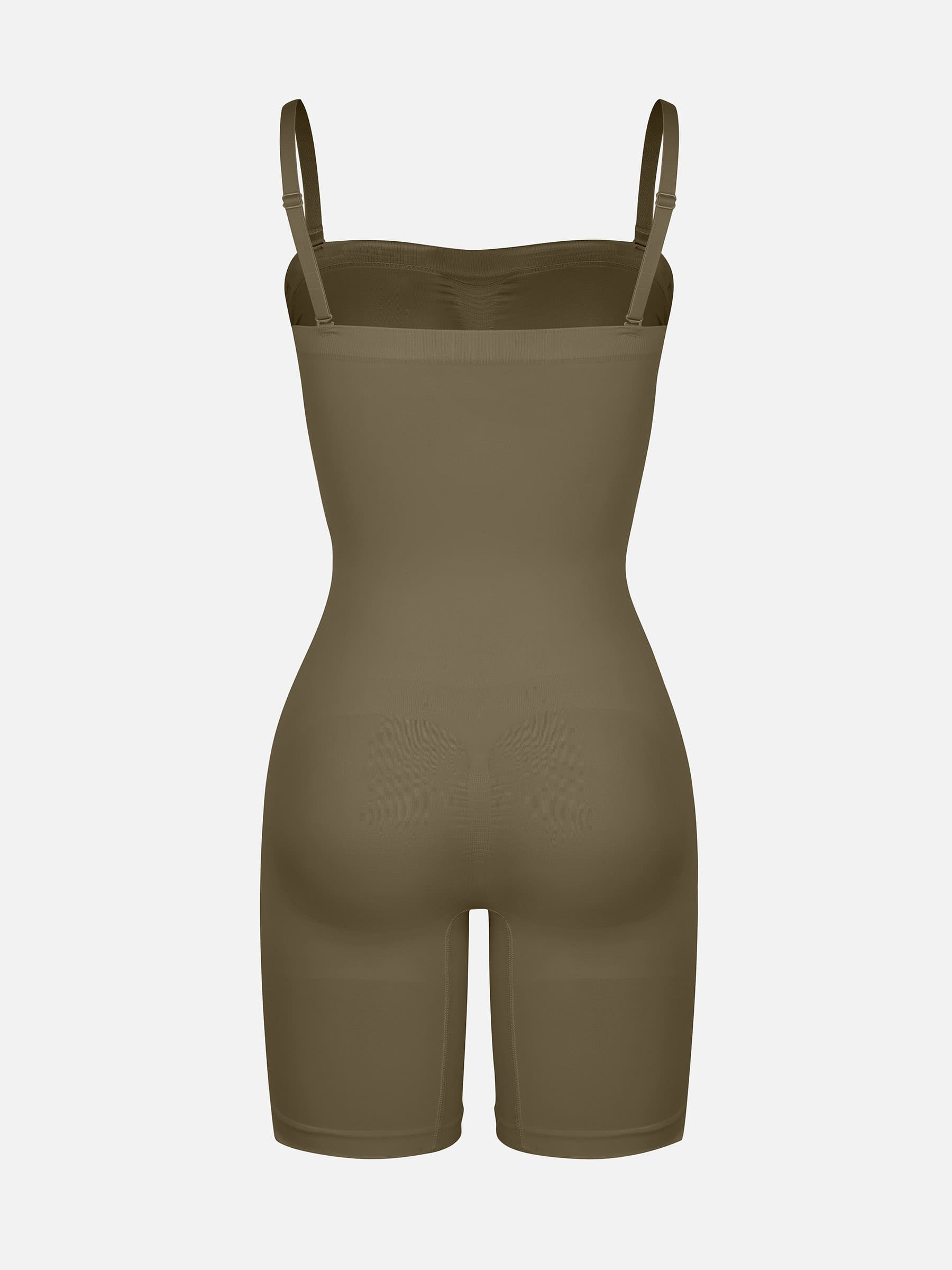 Feelingirl Seamless Strapless Bodysuit with Removable Straps