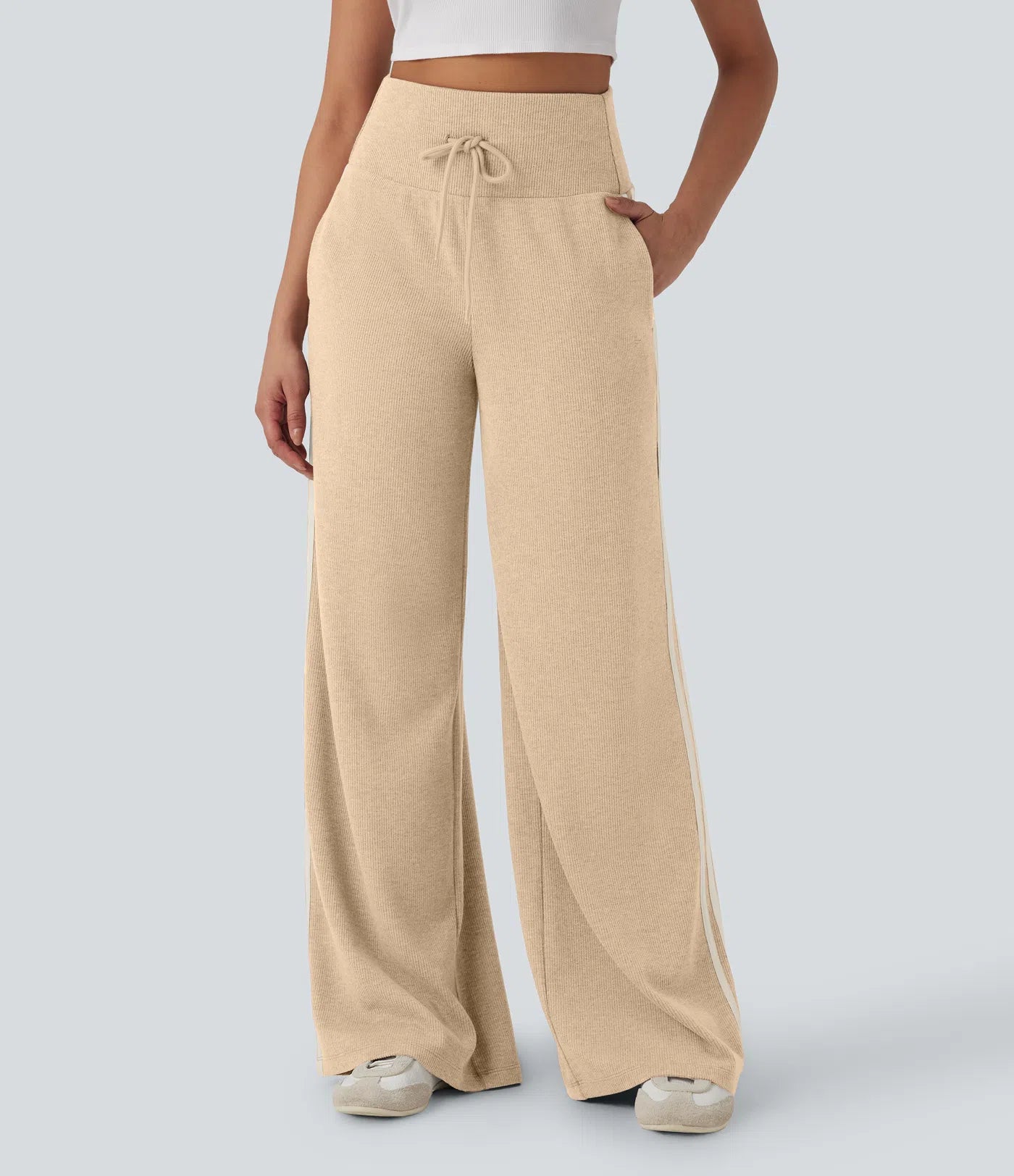 The Luxe Ribbed Lounge Set β High-Waisted Comfort Meets Effortless Chic