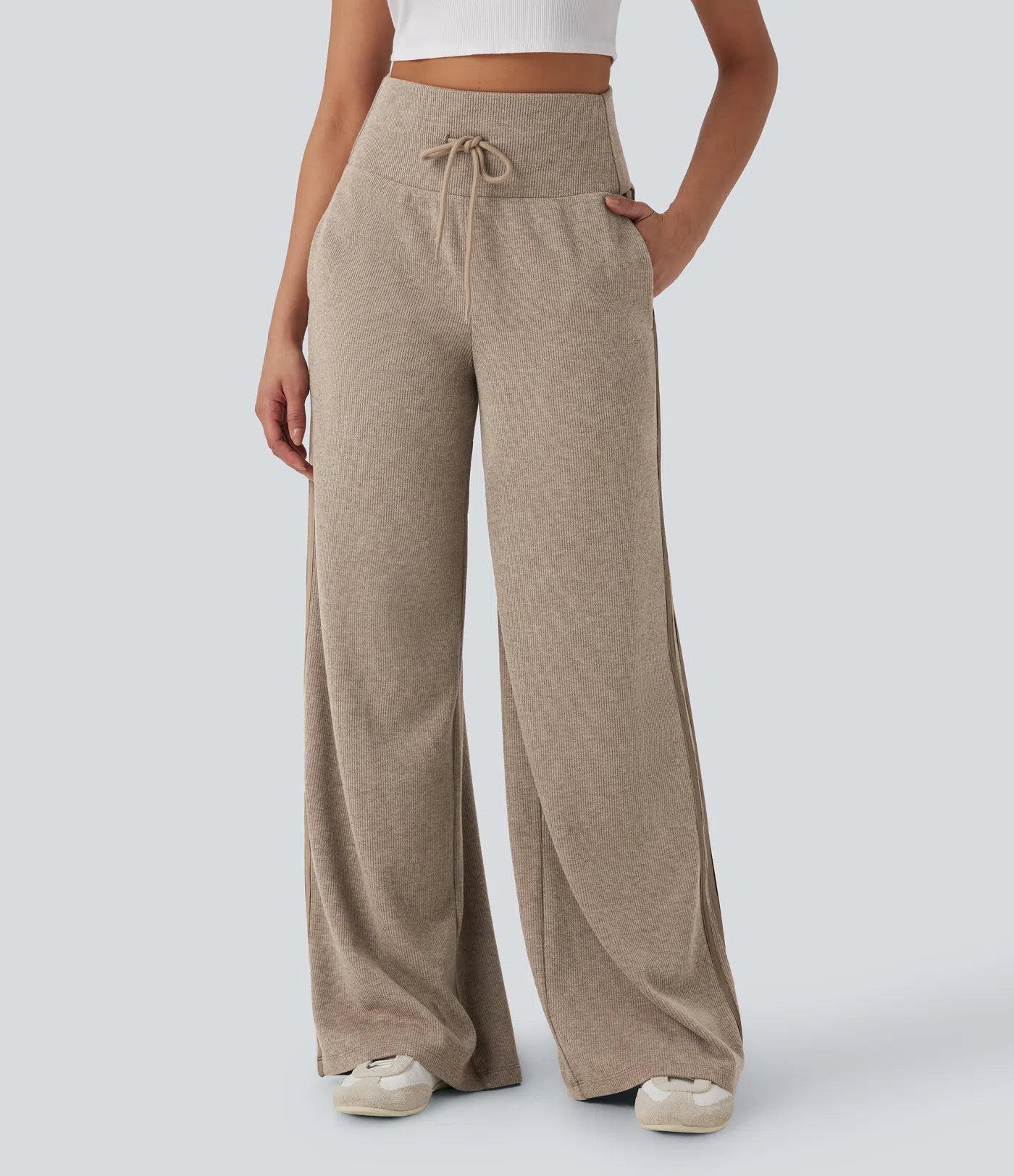 The Luxe Ribbed Lounge Set β High-Waisted Comfort Meets Effortless Chic