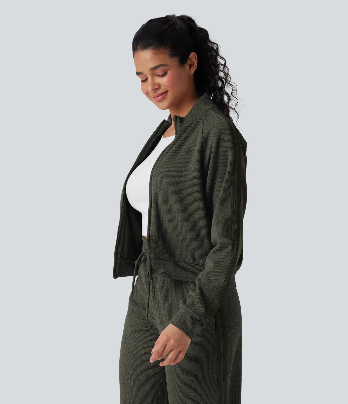 The Luxe Ribbed Lounge Set β High-Waisted Comfort Meets Effortless Chic