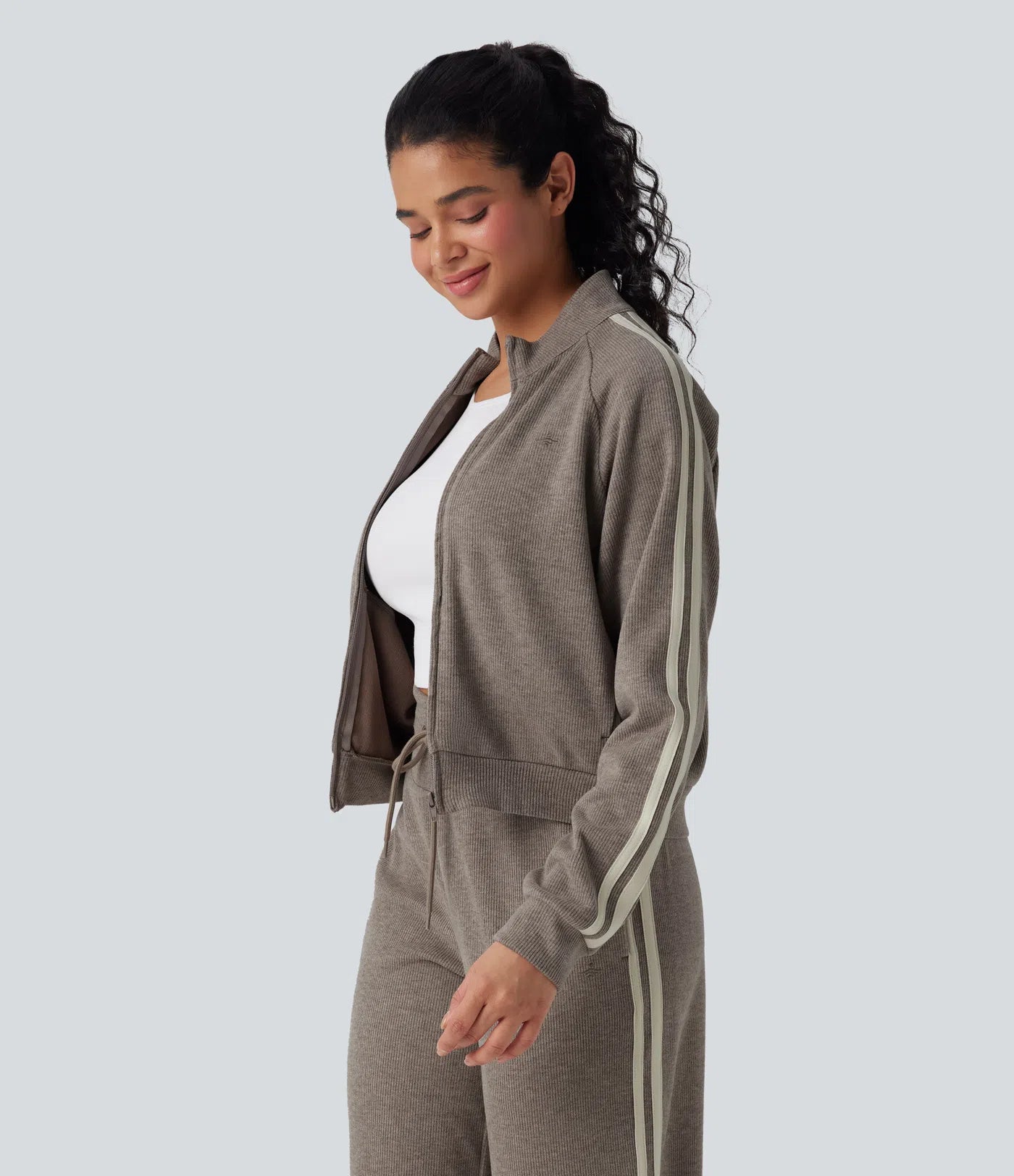 The Luxe Ribbed Lounge Set β High-Waisted Comfort Meets Effortless Chic