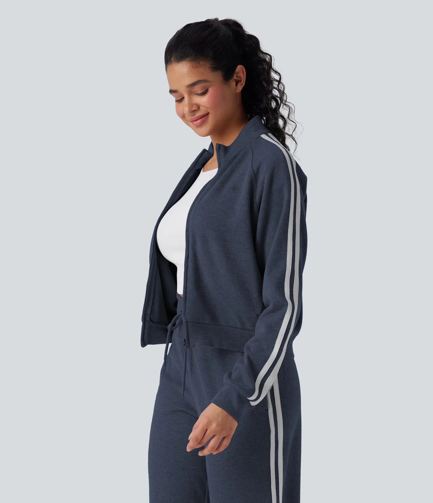 The Luxe Ribbed Lounge Set β High-Waisted Comfort Meets Effortless Chic