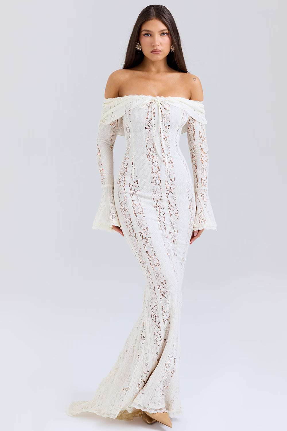 Belle Maxi Dress - Ivory