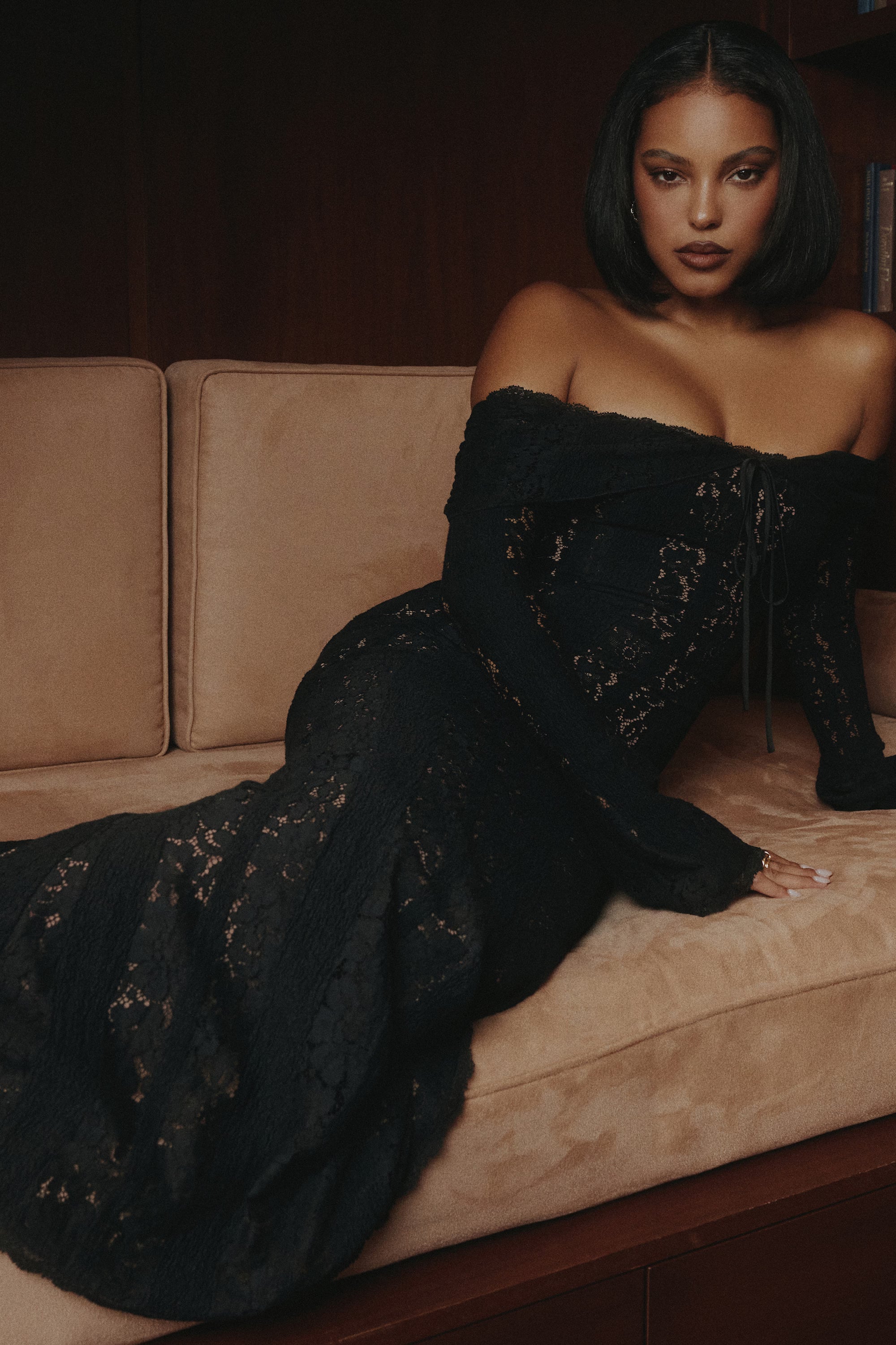 Belle Maxi Dress - Black