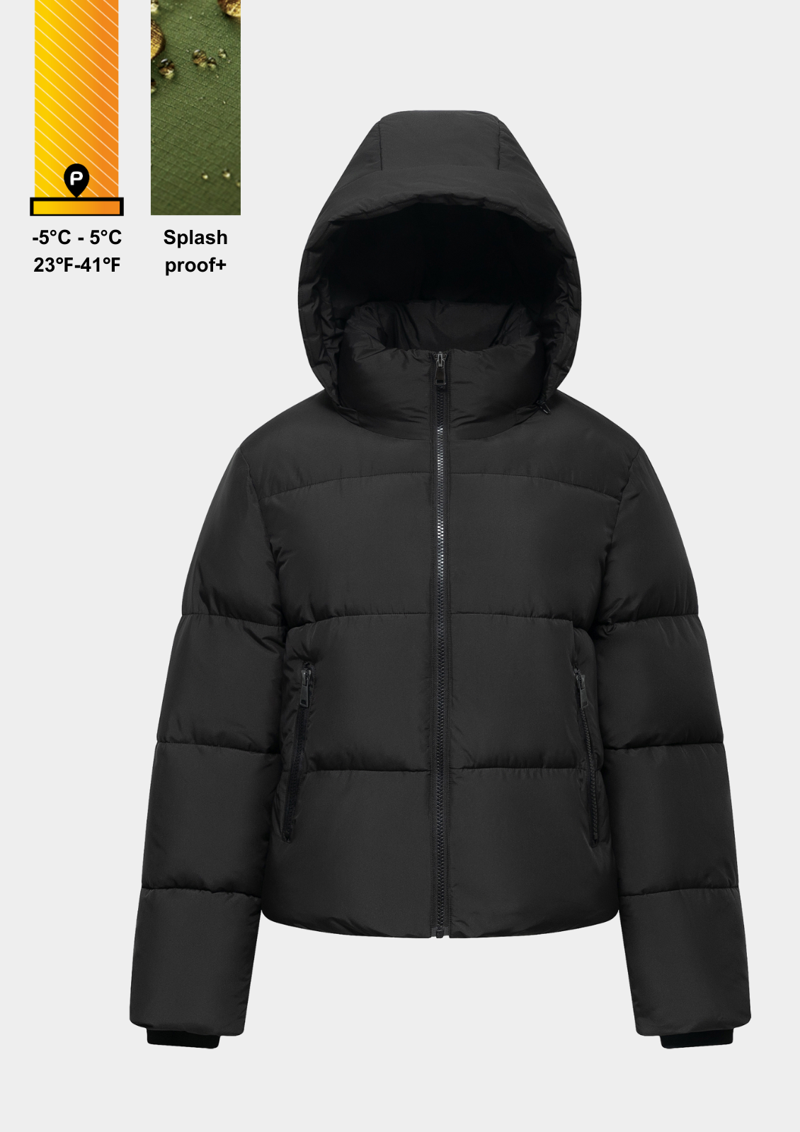 Thermal Puffer Jacket – Removable Hood & Deep Pockets