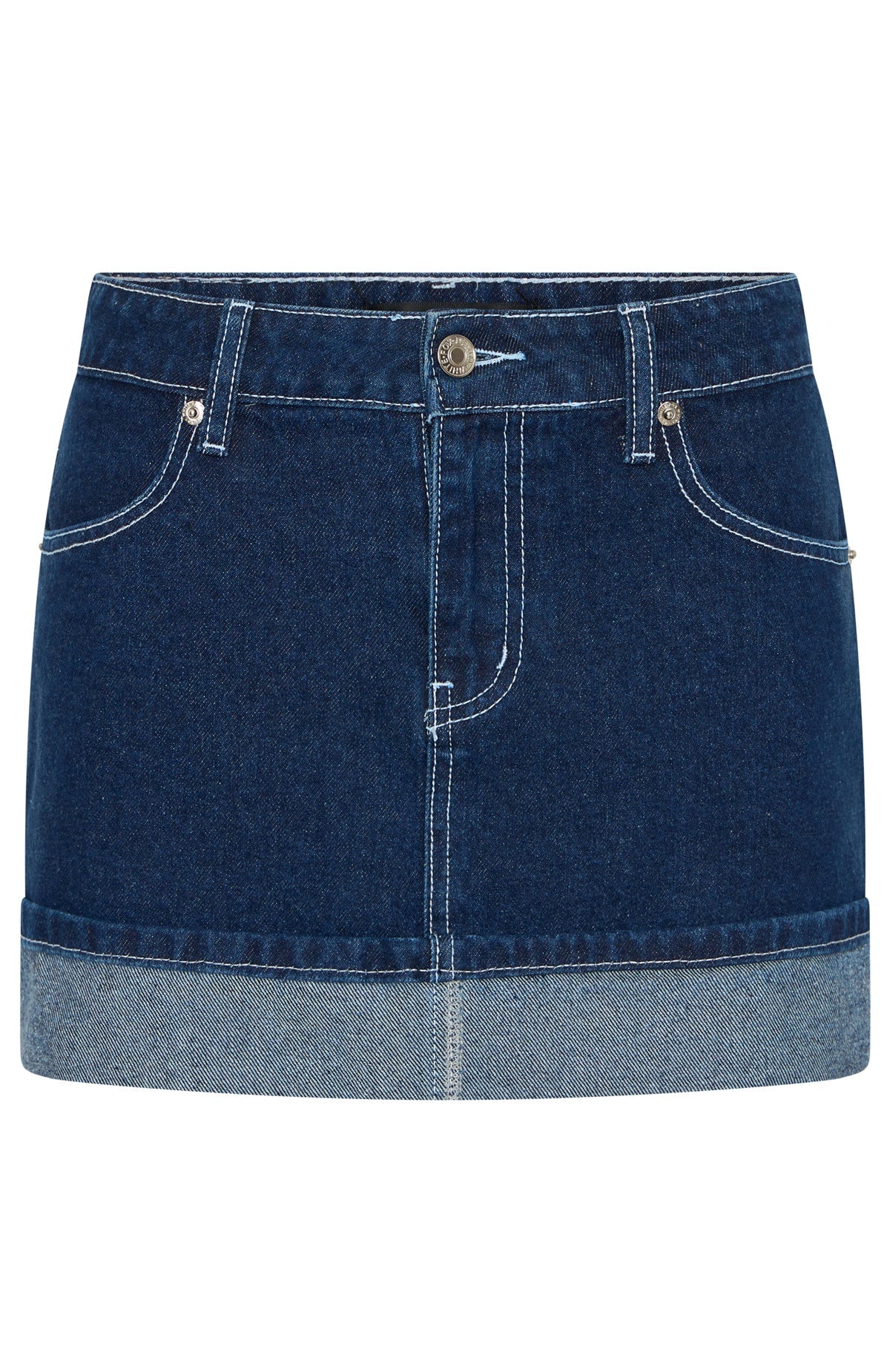Charlotte Denim Mini Skirt Tan Wash