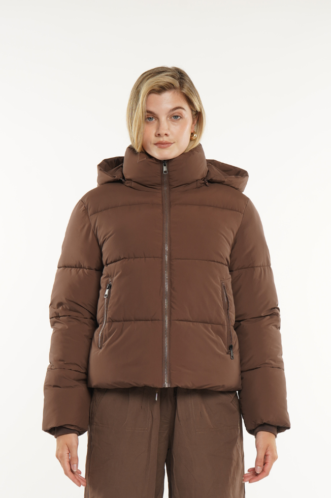 Thermal Puffer Jacket – Removable Hood & Deep Pockets