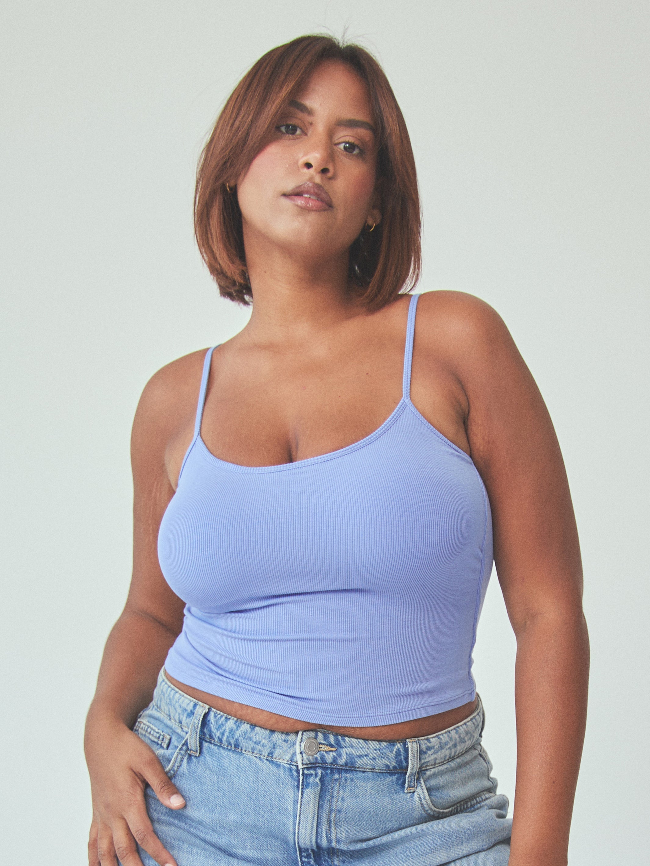 Ribbed Brami Tank – Adjustable Strap Fit