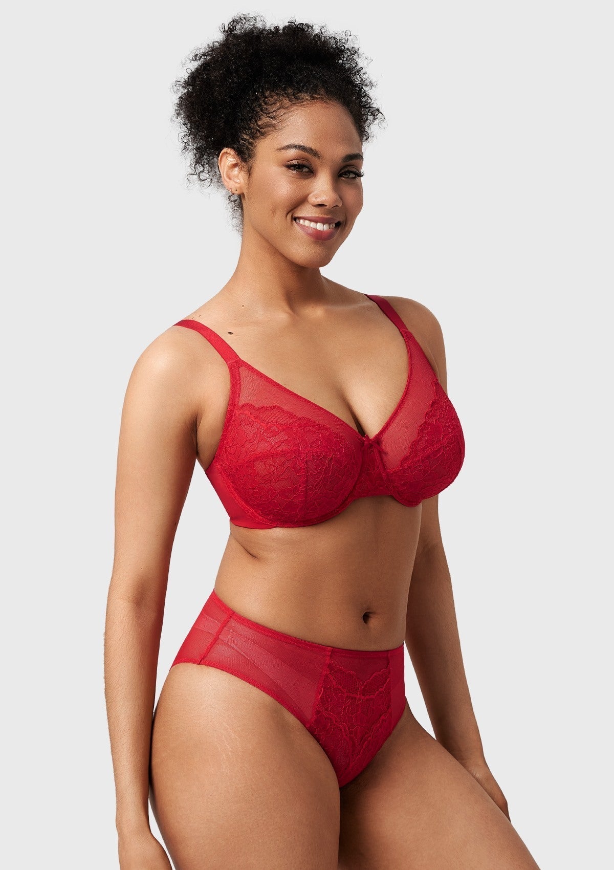 (Cardi B recommends)Enchante Unlined Lace Underwire Bra