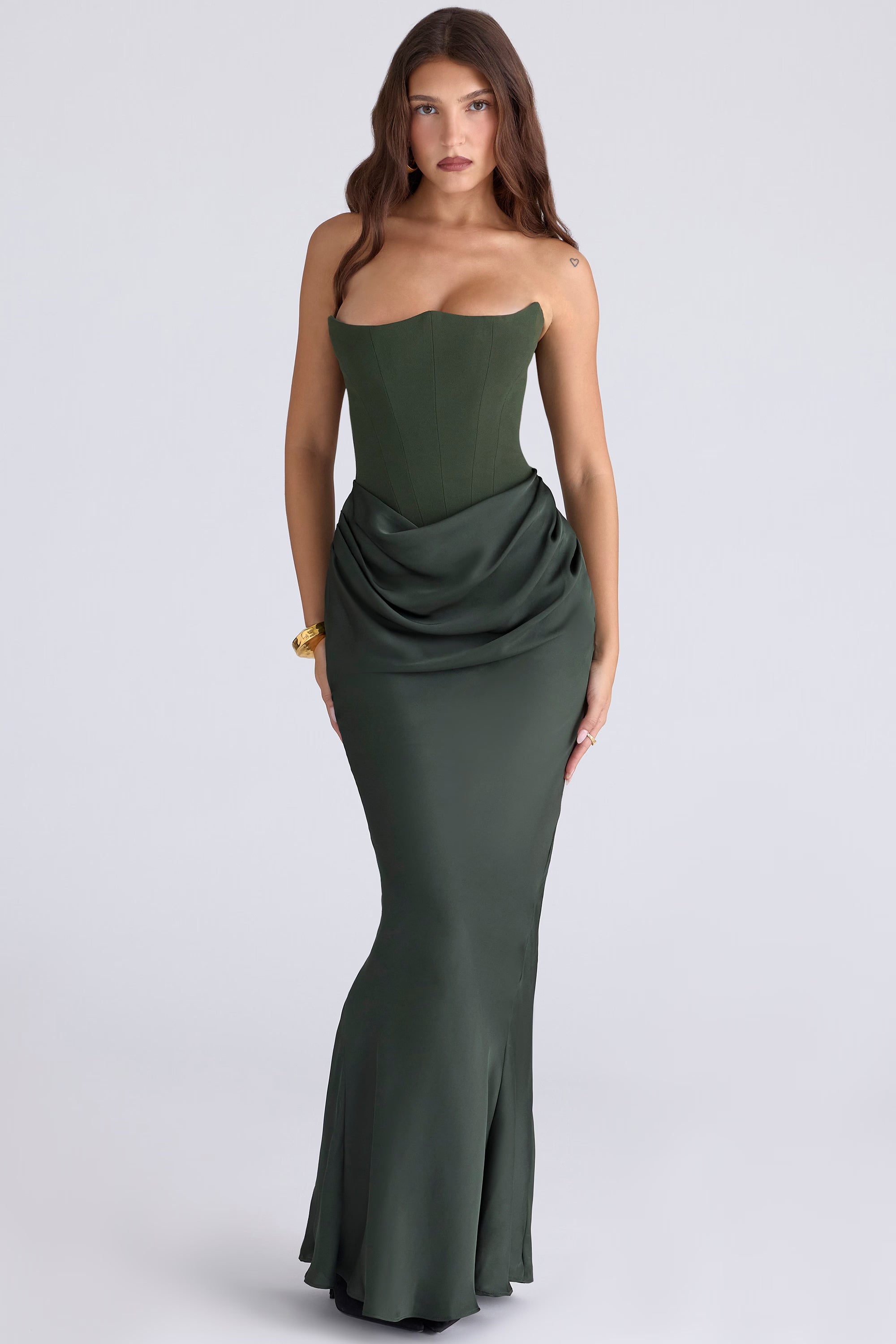 Rosalind Maxi Dress - Forest Green