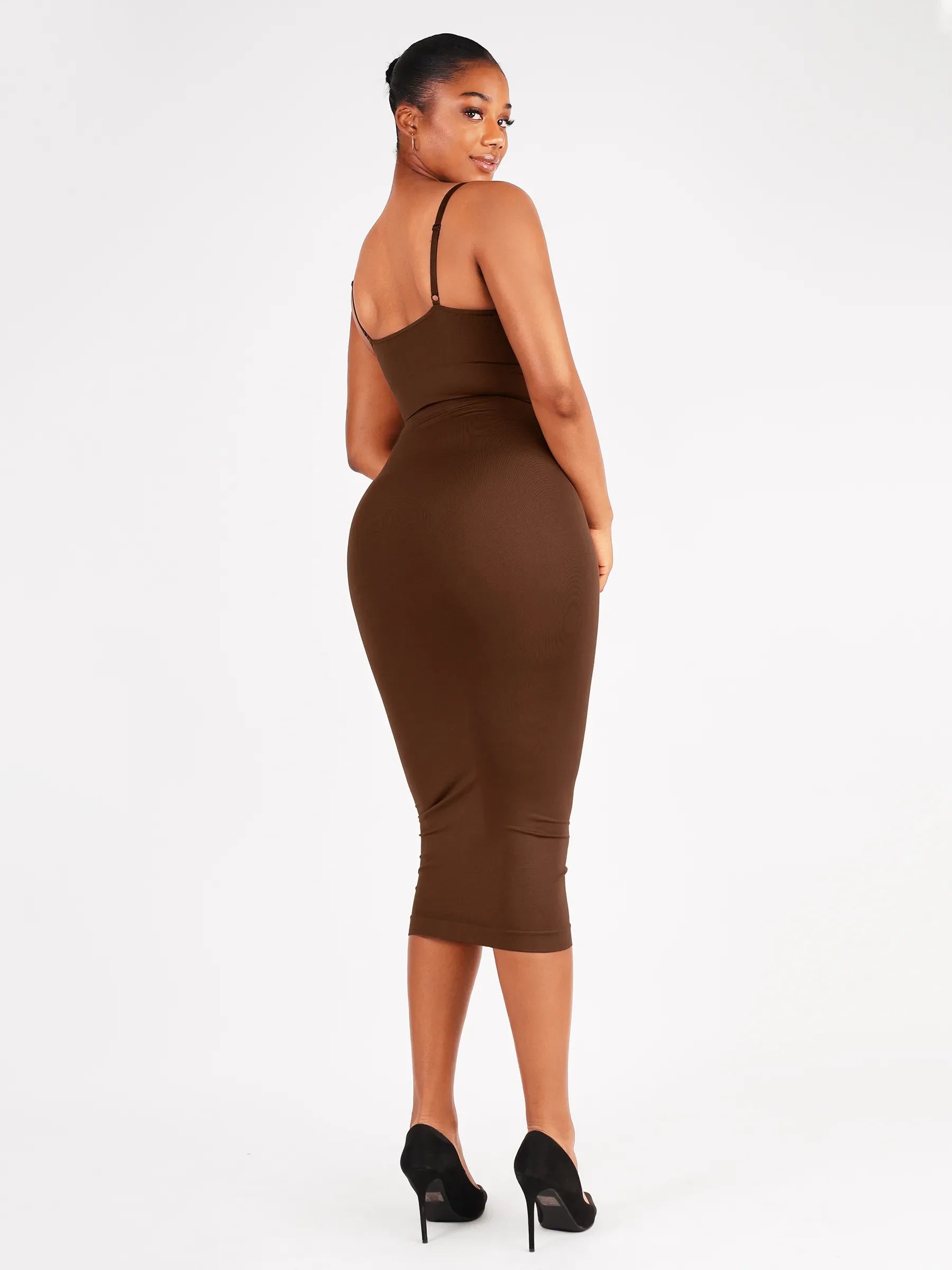 Feelingirl Seamless Midi Body Shaper Dress