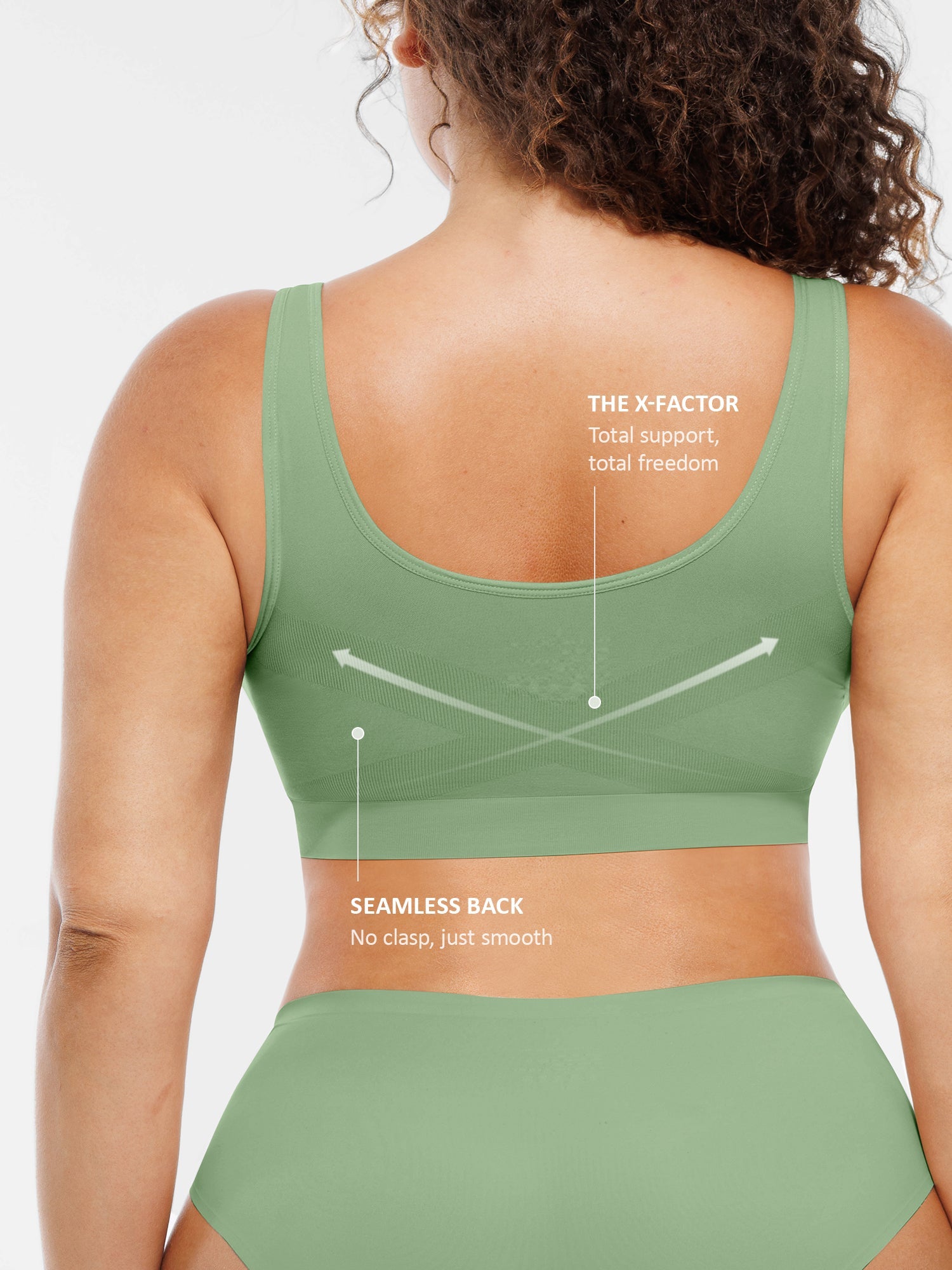 Feelingirl Seamless No Underwire Full Coverage Bra