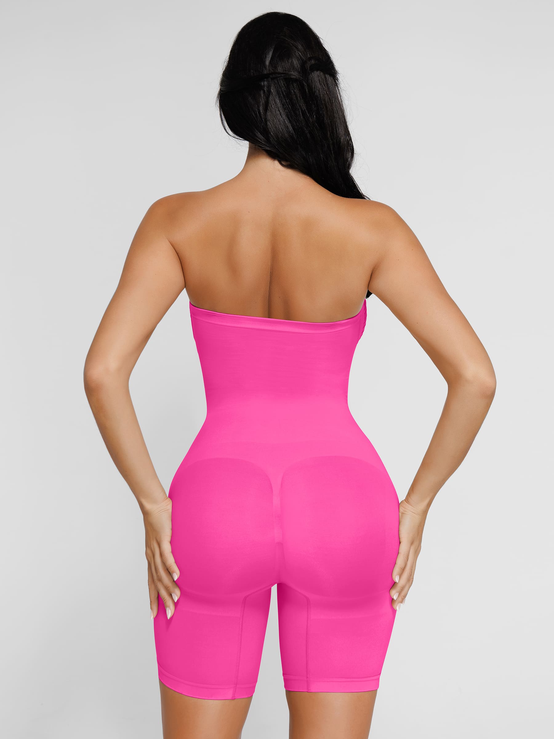 Feelingirl Seamless Strapless Bodysuit with Removable Straps