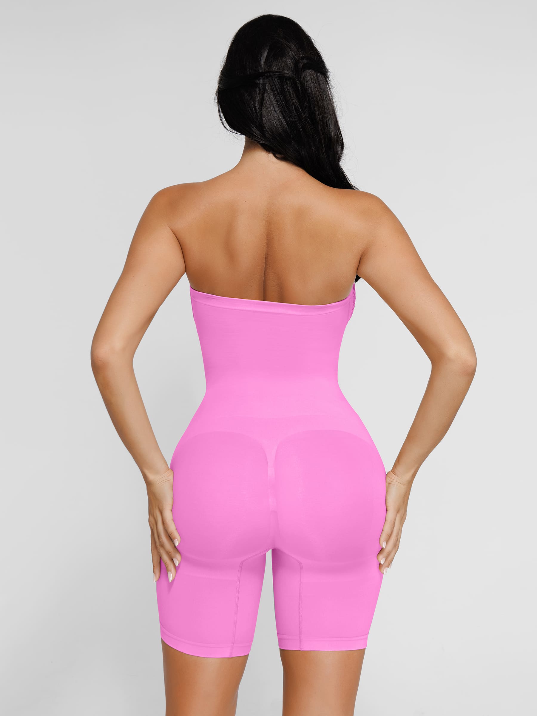 Feelingirl Seamless Strapless Bodysuit with Removable Straps