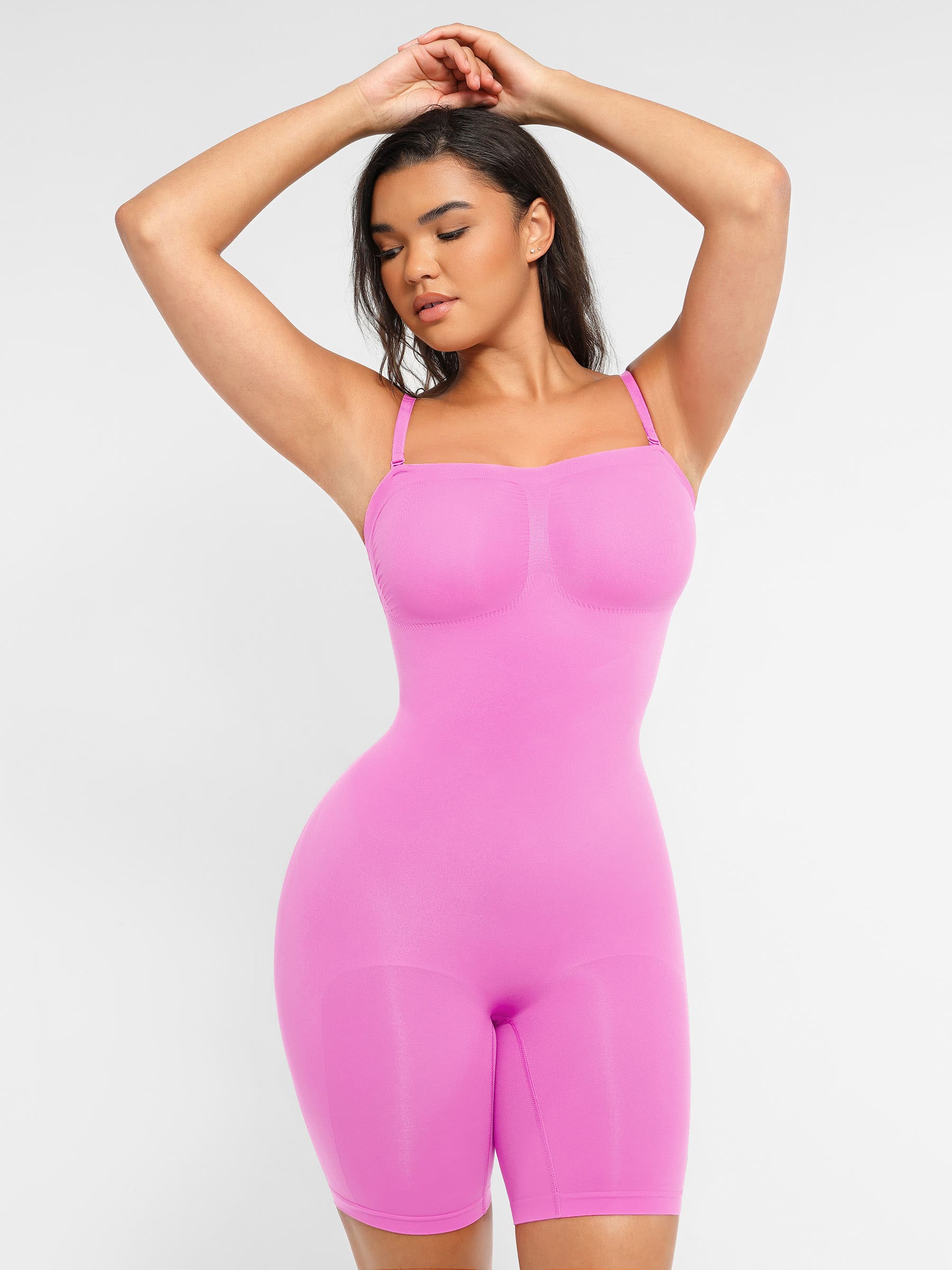 Feelingirl Strapless Seamless Bodysuit with Removable Straps