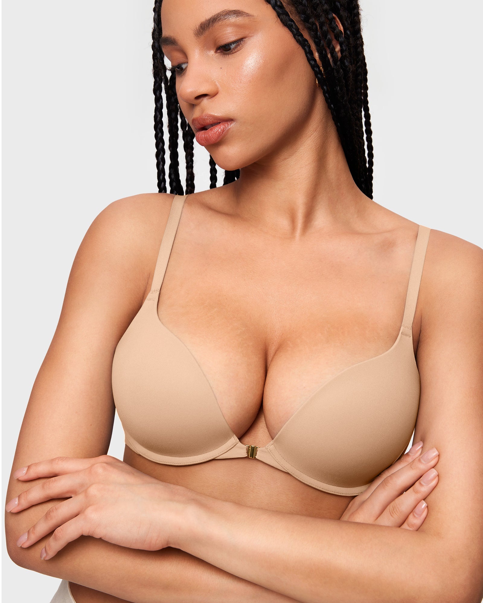 Front Closure T-shirt Bra