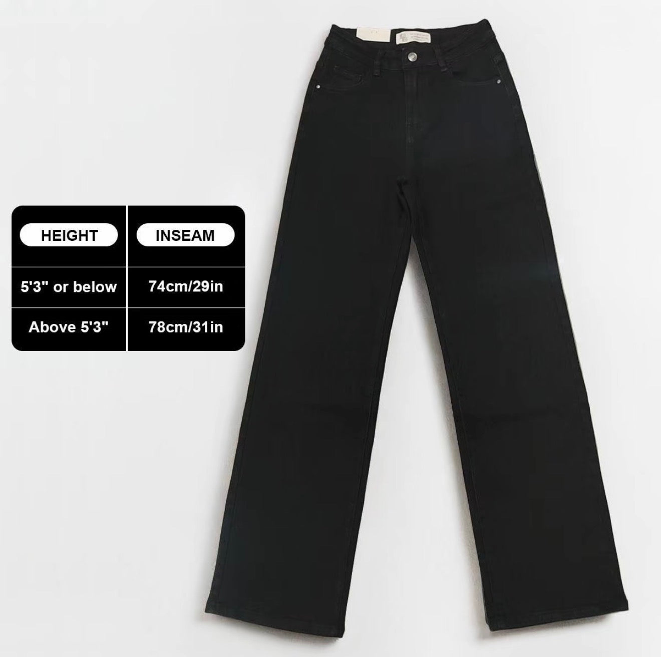 High-Waist Wide-Leg Jeans – Casual Urban Cut