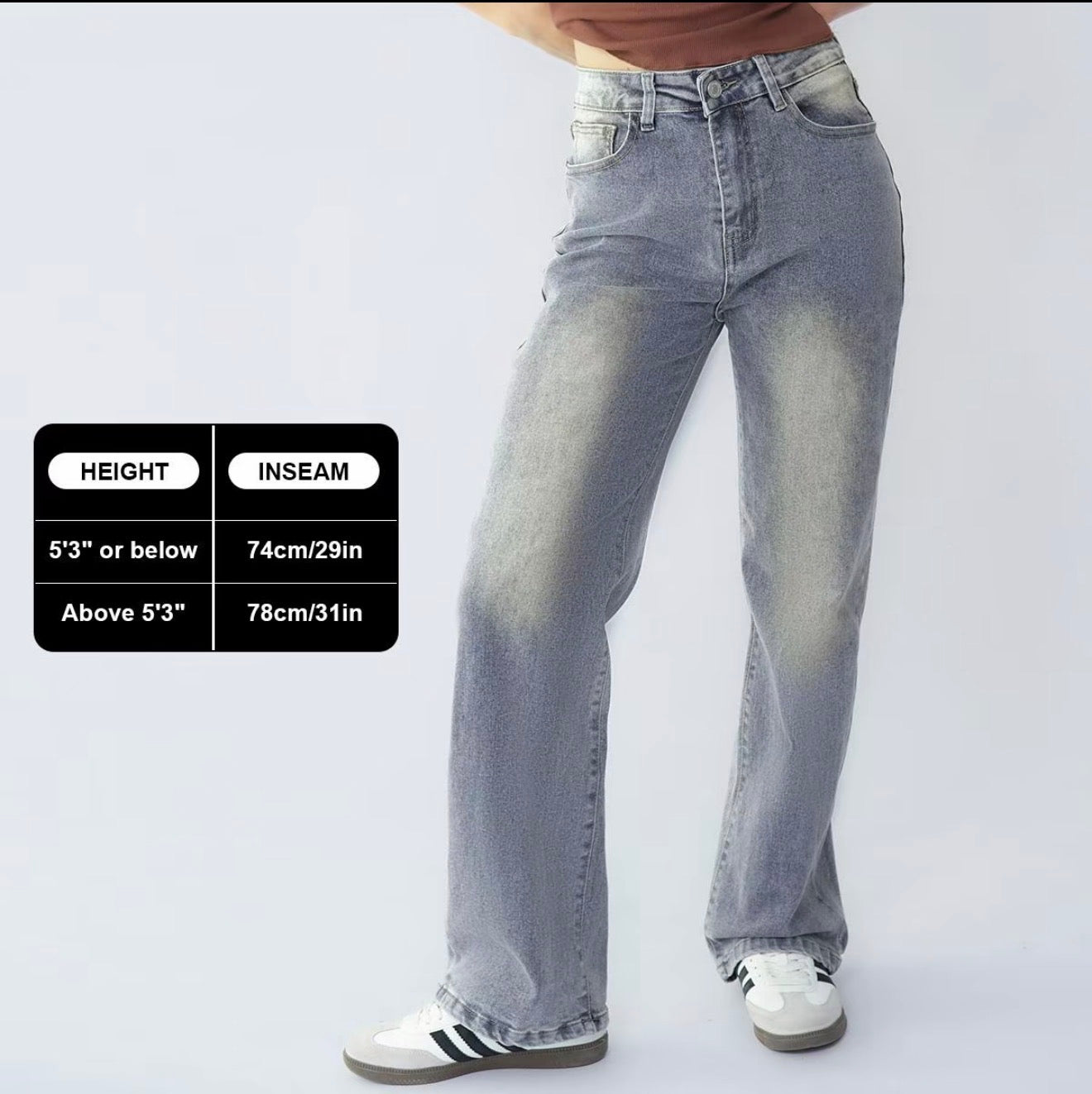 High-Waist Wide-Leg Jeans – Casual Urban Cut