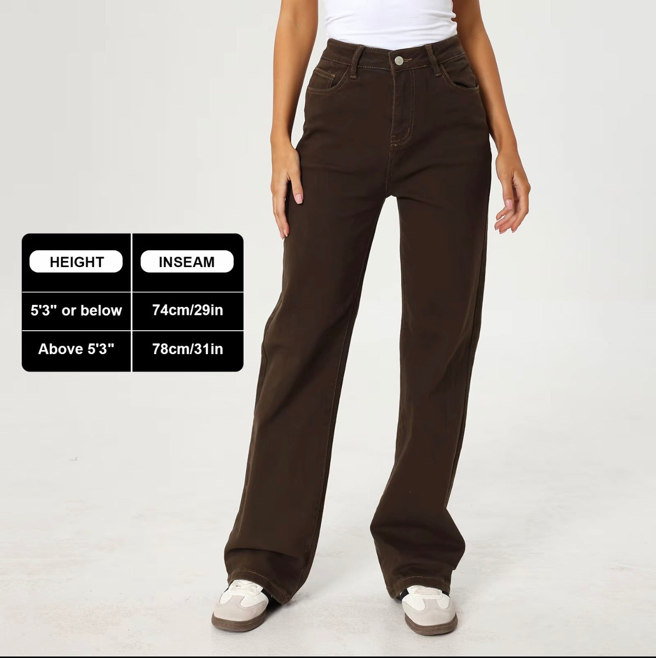 High-Waist Wide-Leg Jeans – Casual Urban Cut