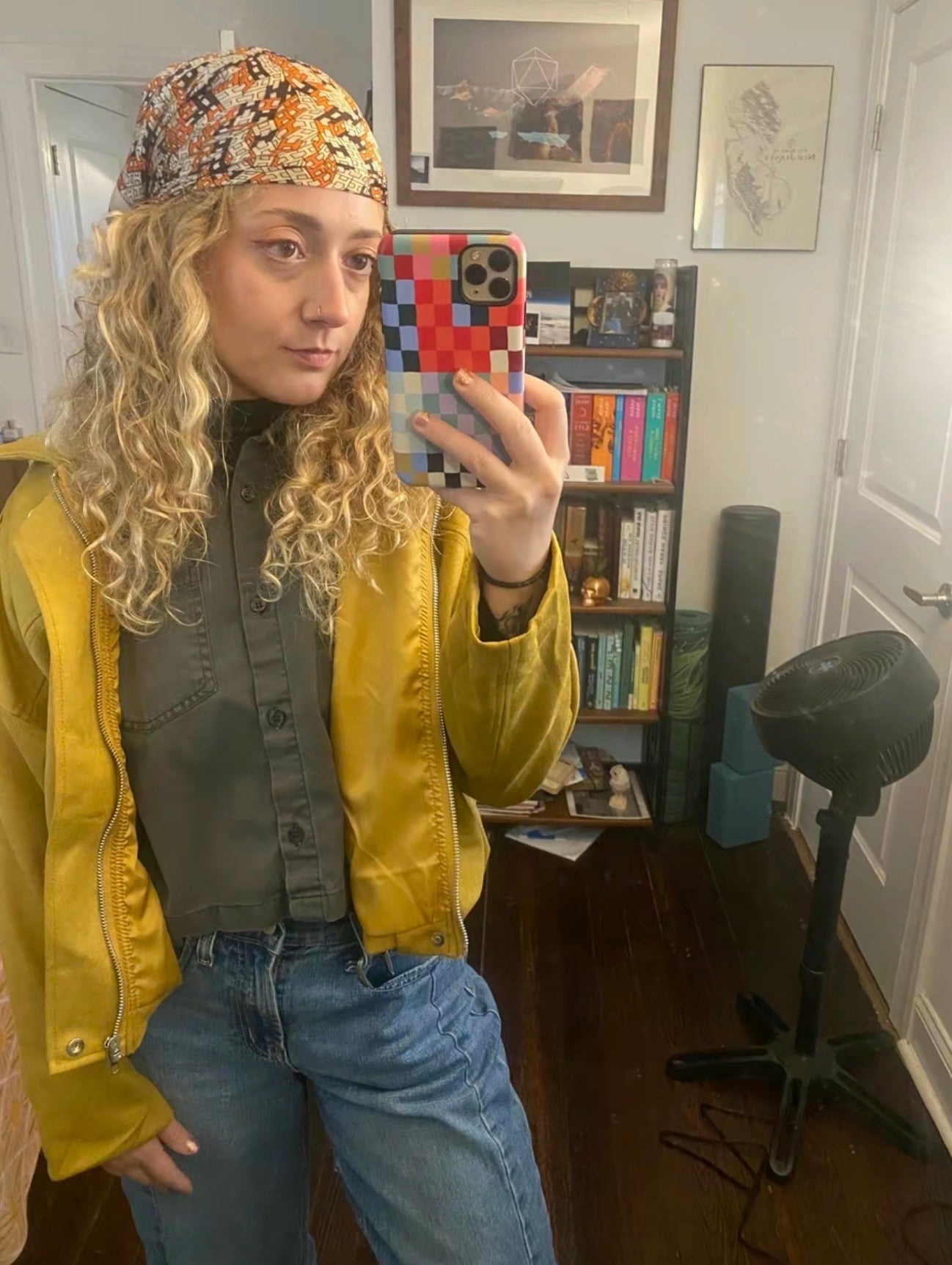 PHOTO Vintage Oversized Suede Bomber Jacket - Relaxed Zip Fit