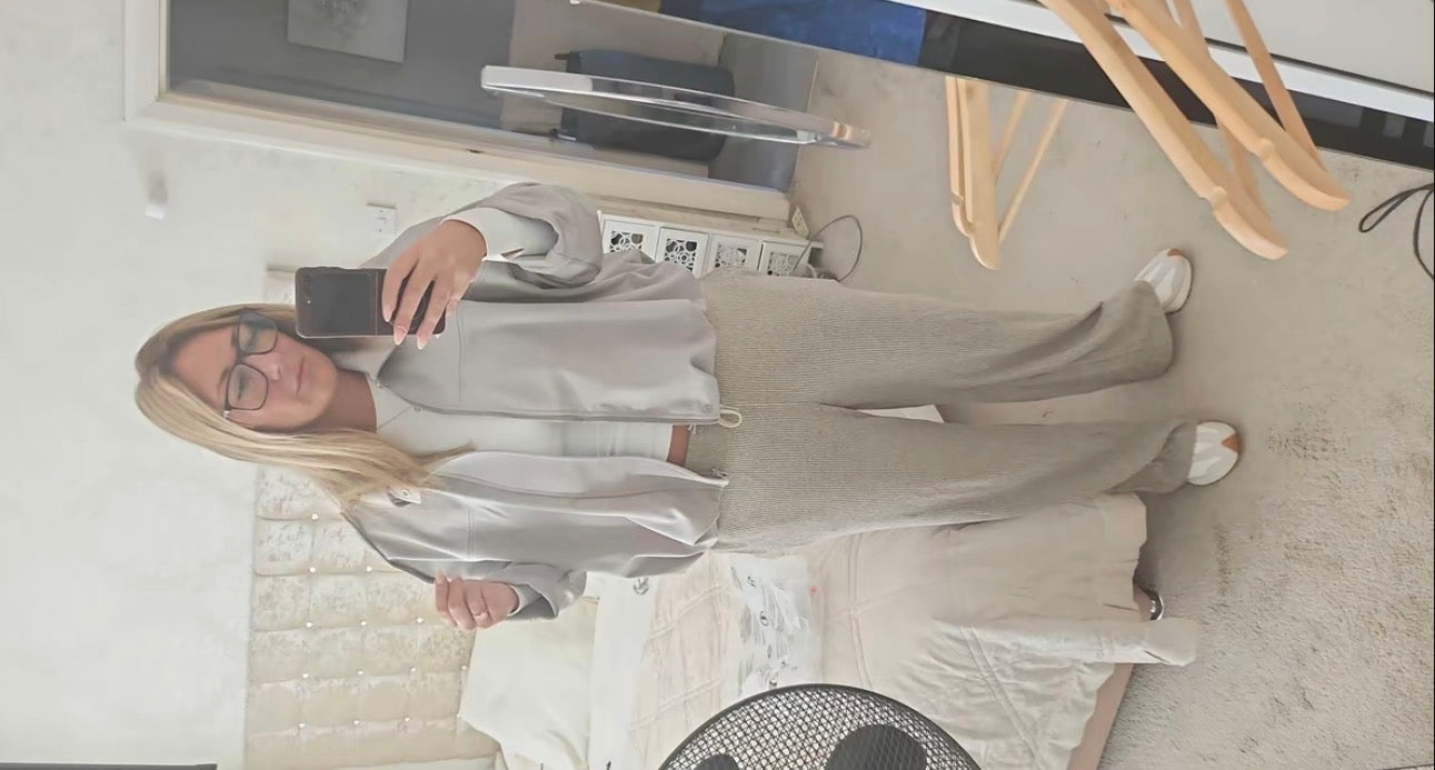 PHOTO Vintage Oversized Suede Bomber Jacket - Relaxed Zip Fit