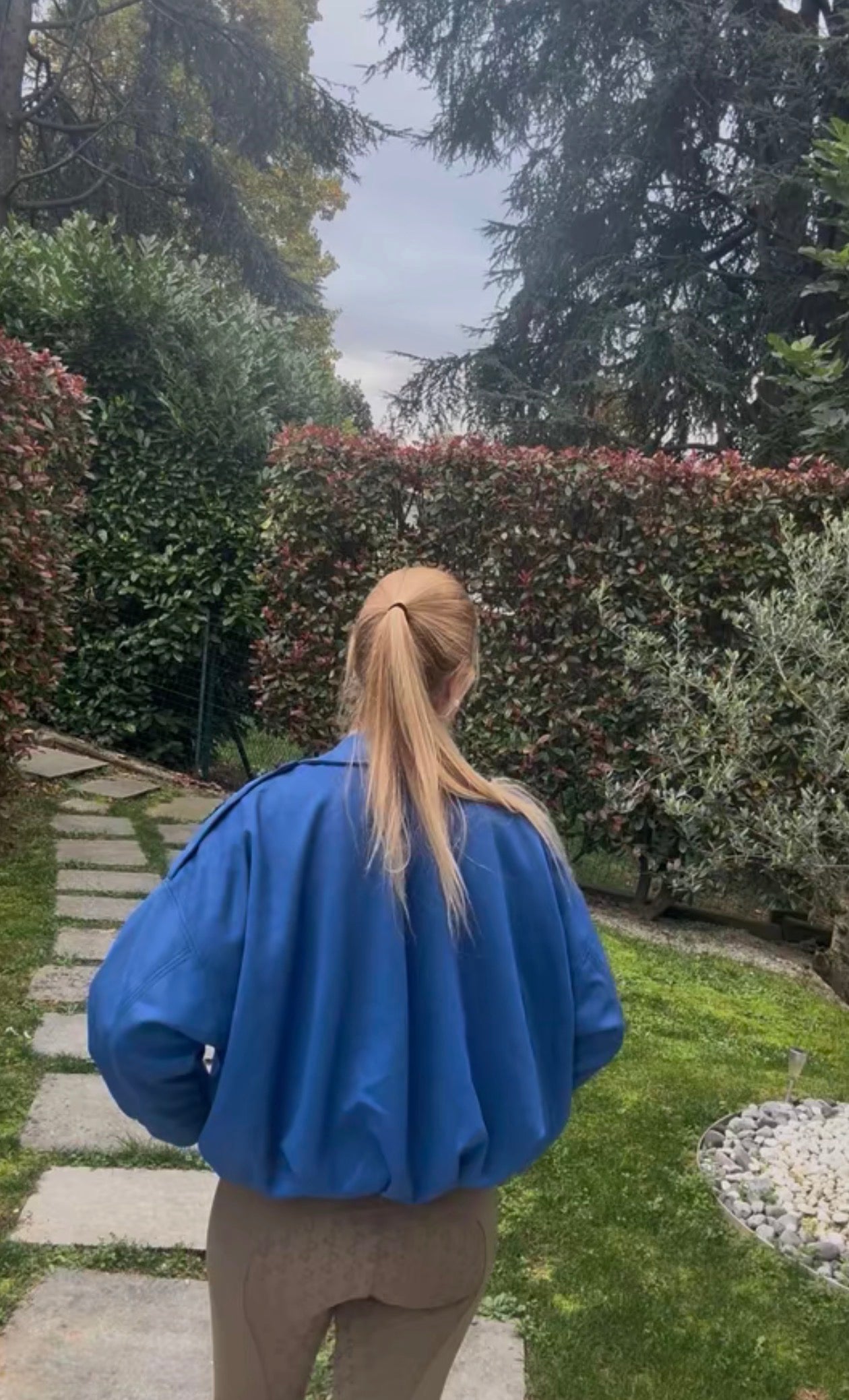 PHOTO Vintage Oversized Suede Bomber Jacket - Relaxed Zip Fit