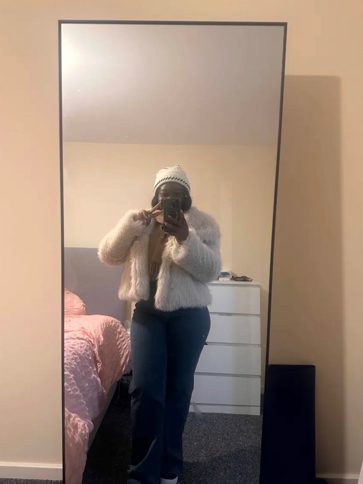 Weekend Away Fur Jacket Chocolate