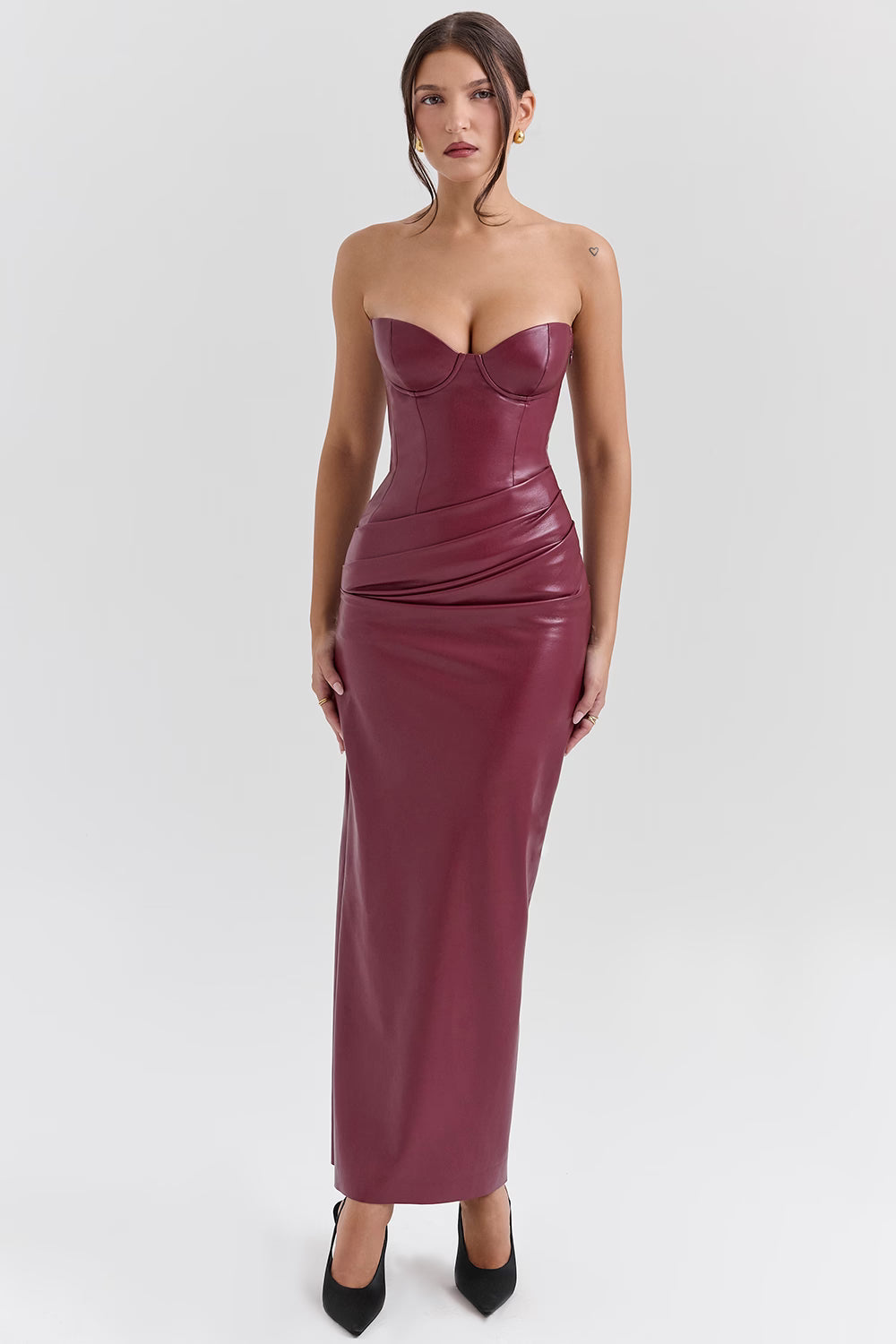 Juliana Maxi Dress - Ruby