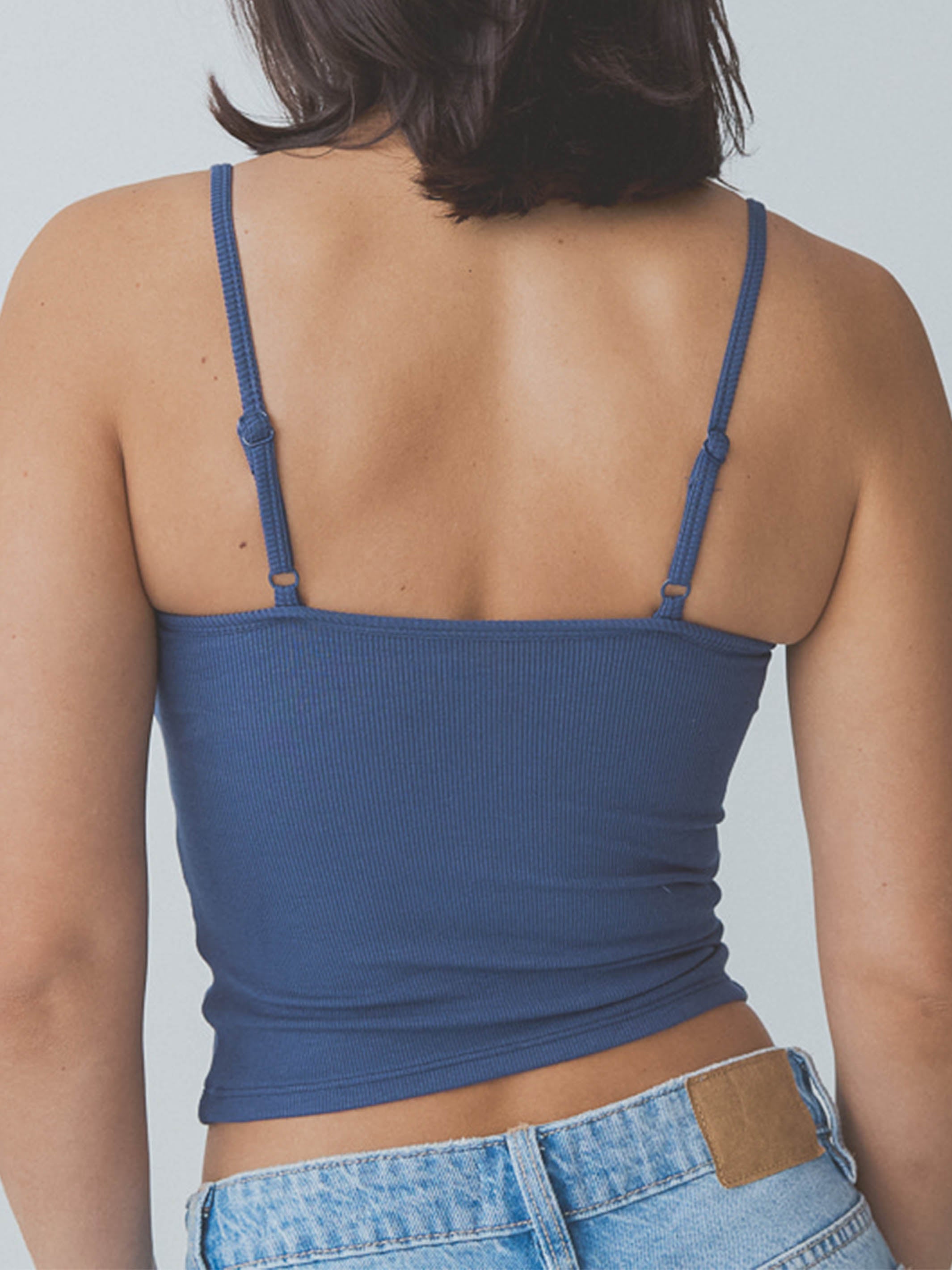 Ribbed Brami Tank – Adjustable Strap Fit