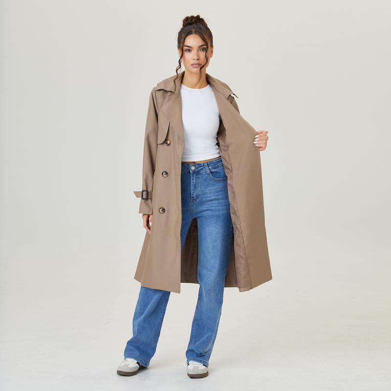 Mid-Rise Stretch Wide-Leg Jeans – Multi-Pocket Design