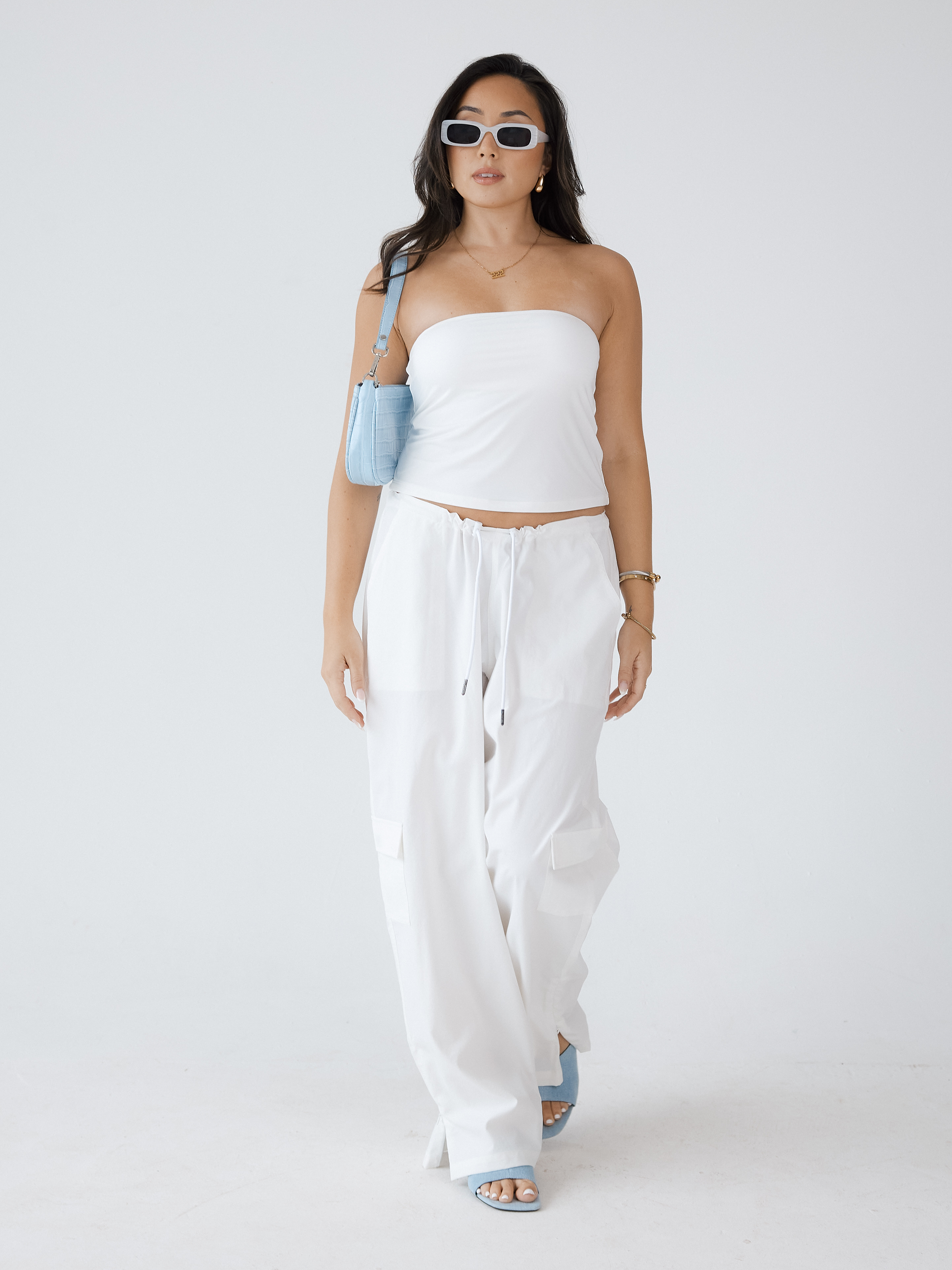 Adjustable Parachute Pants – Oversized Mid-Rise Fit