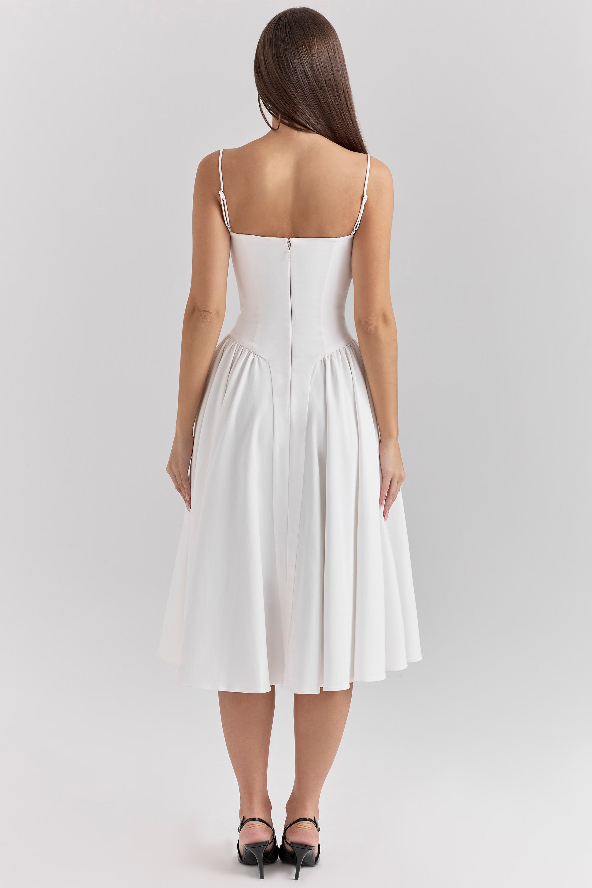 Samaria Midi Dress - Ivory