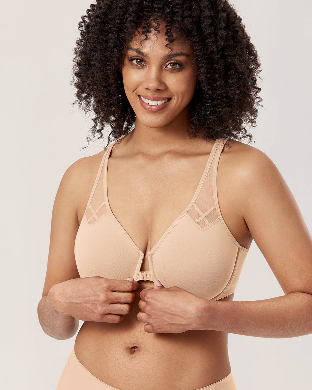 Front Closure Unlined Bra