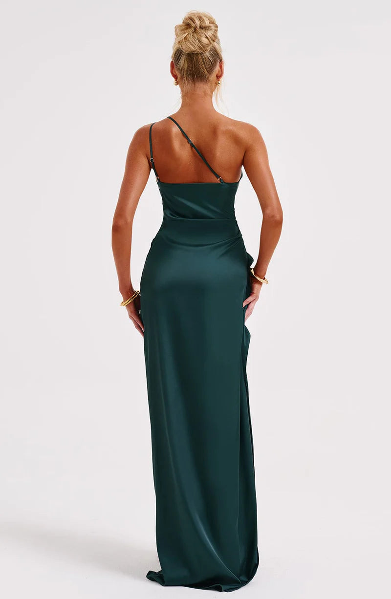 ARIEL MAXI DRESS — SCULPTING SATIN EDITION