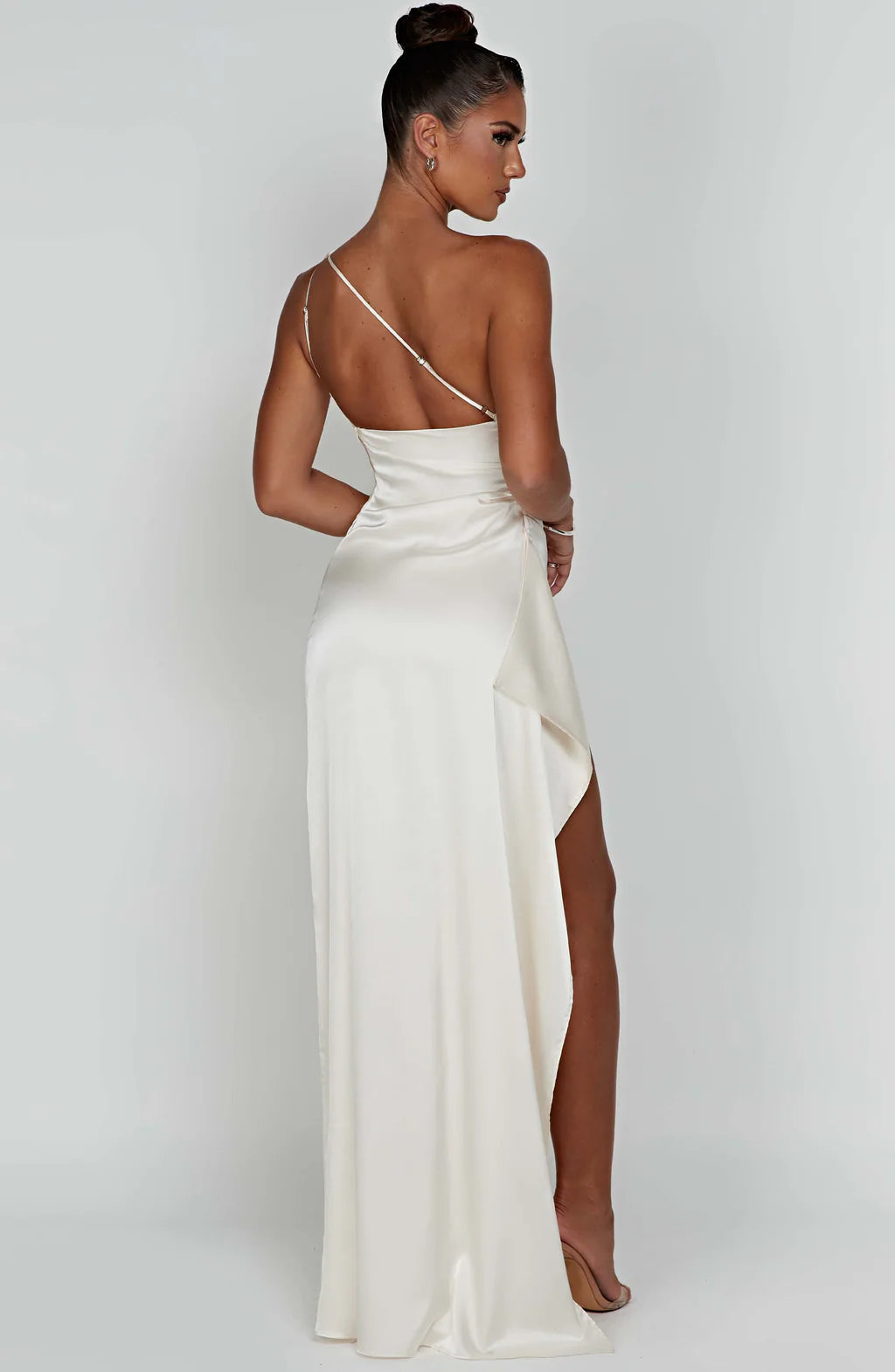 ARIEL MAXI DRESS — SCULPTING SATIN EDITION