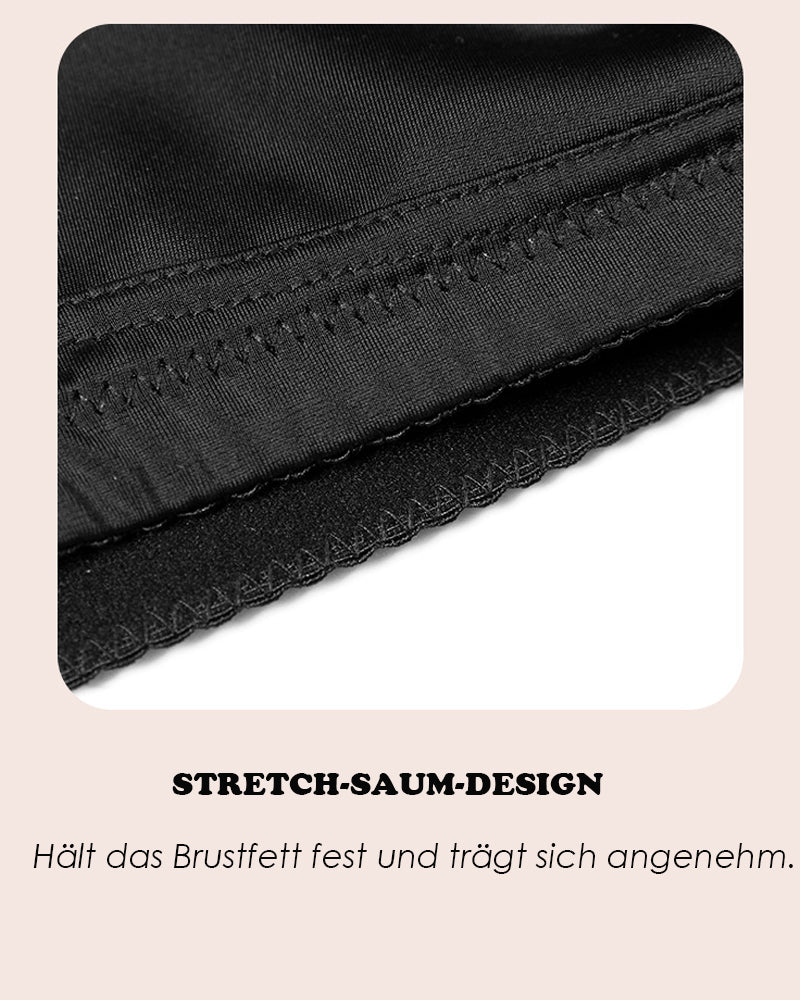 Bügellose Sexy Cut-Outs Oberteil Crop Tank BH in Übergröße