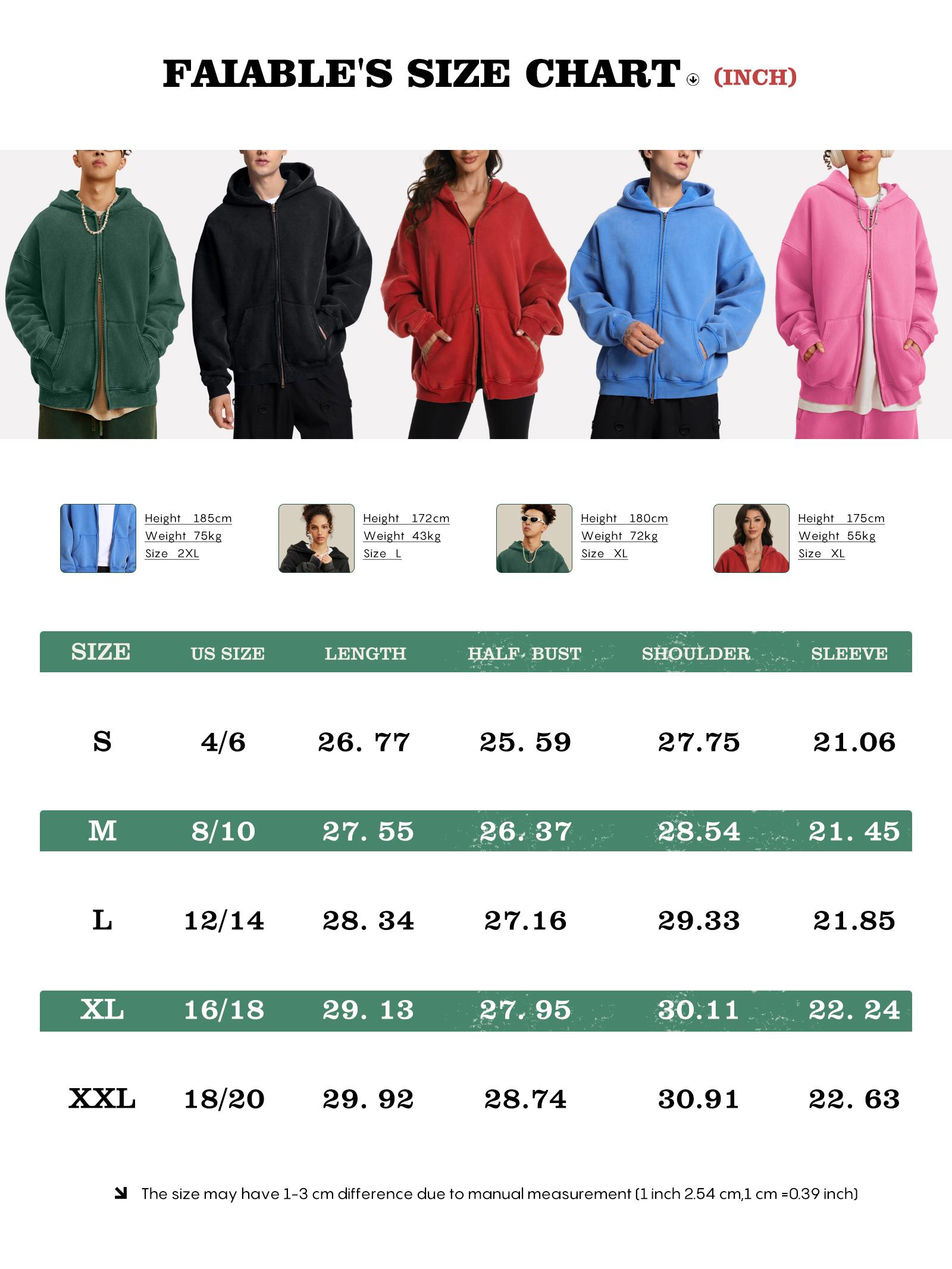 Double Zip Oversized Acid Wash Hoodie – Heavyweight Comfort, Everyday Edge