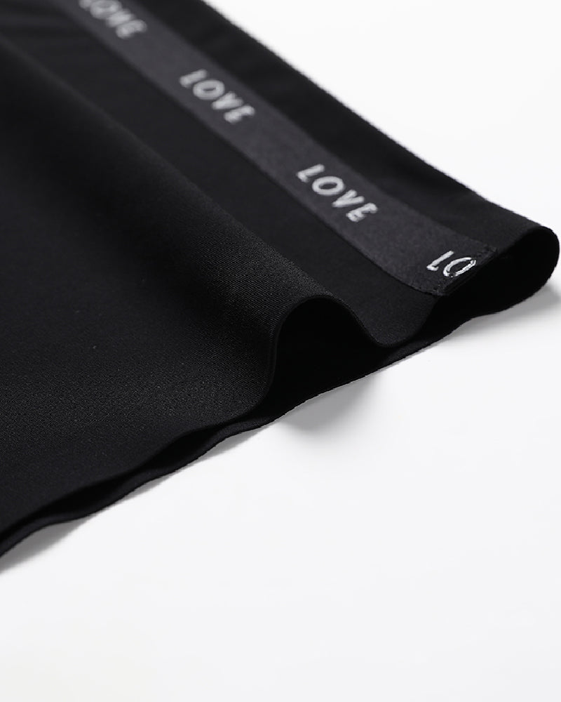 Buchstaben Webband Boxershorts Shapewear Nahtlos Atmungsaktive Unterwäsche